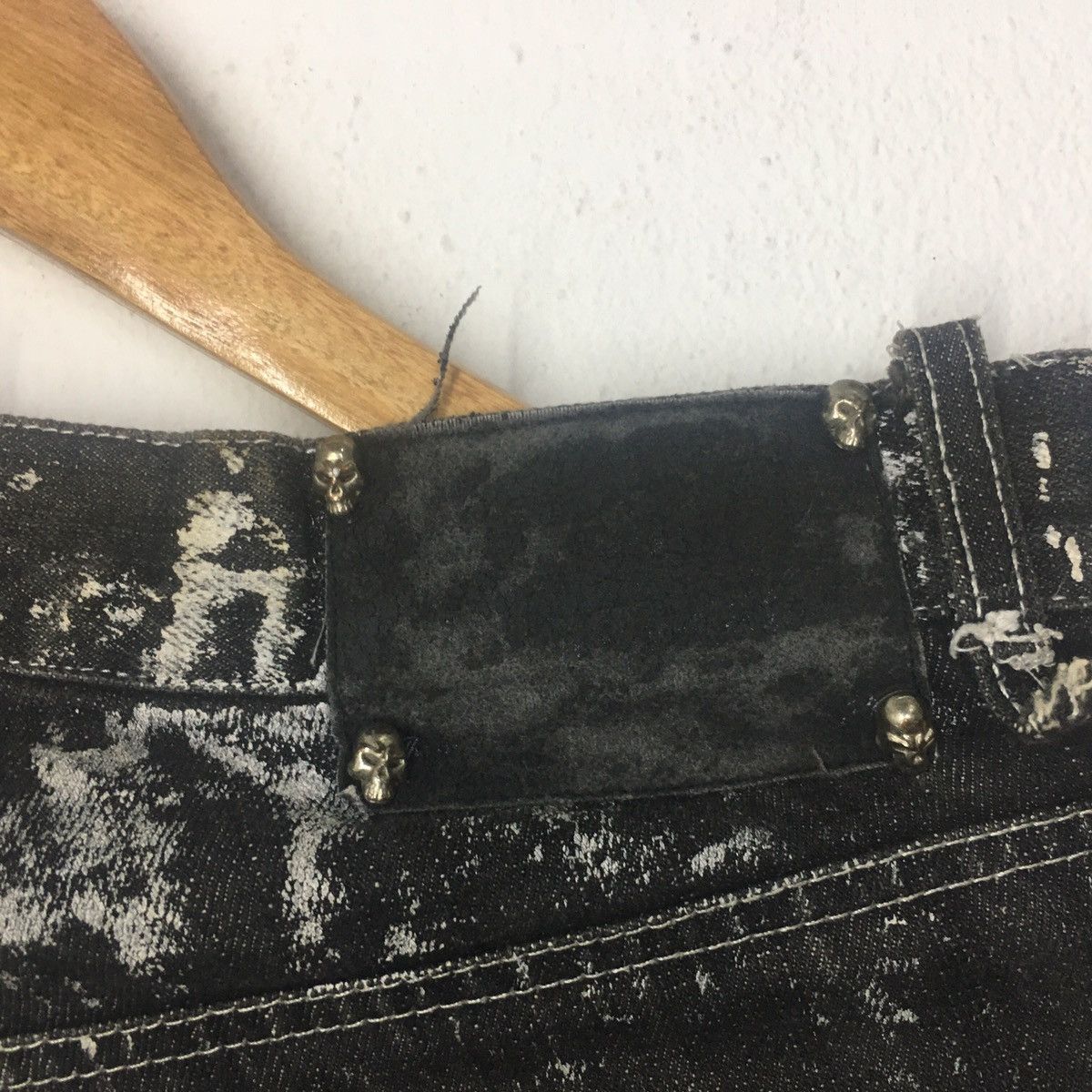 Japanese Brand × Seditionaries Rare Bernings-Sho Distressed Punk Jeans Painter Size US 30 / EU 46 - 8 Thumbnail