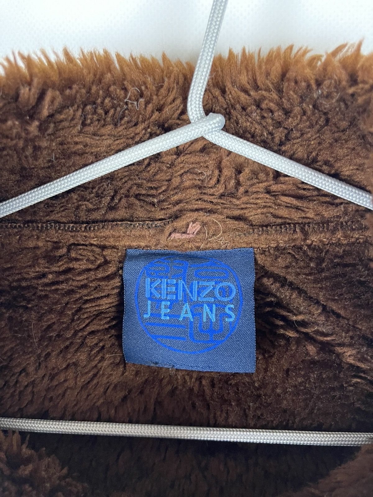 Kenzo Kenzo Jeans vintage leather suede coat painted flower print Size L / US 10 / IT 46 - 9 Thumbnail