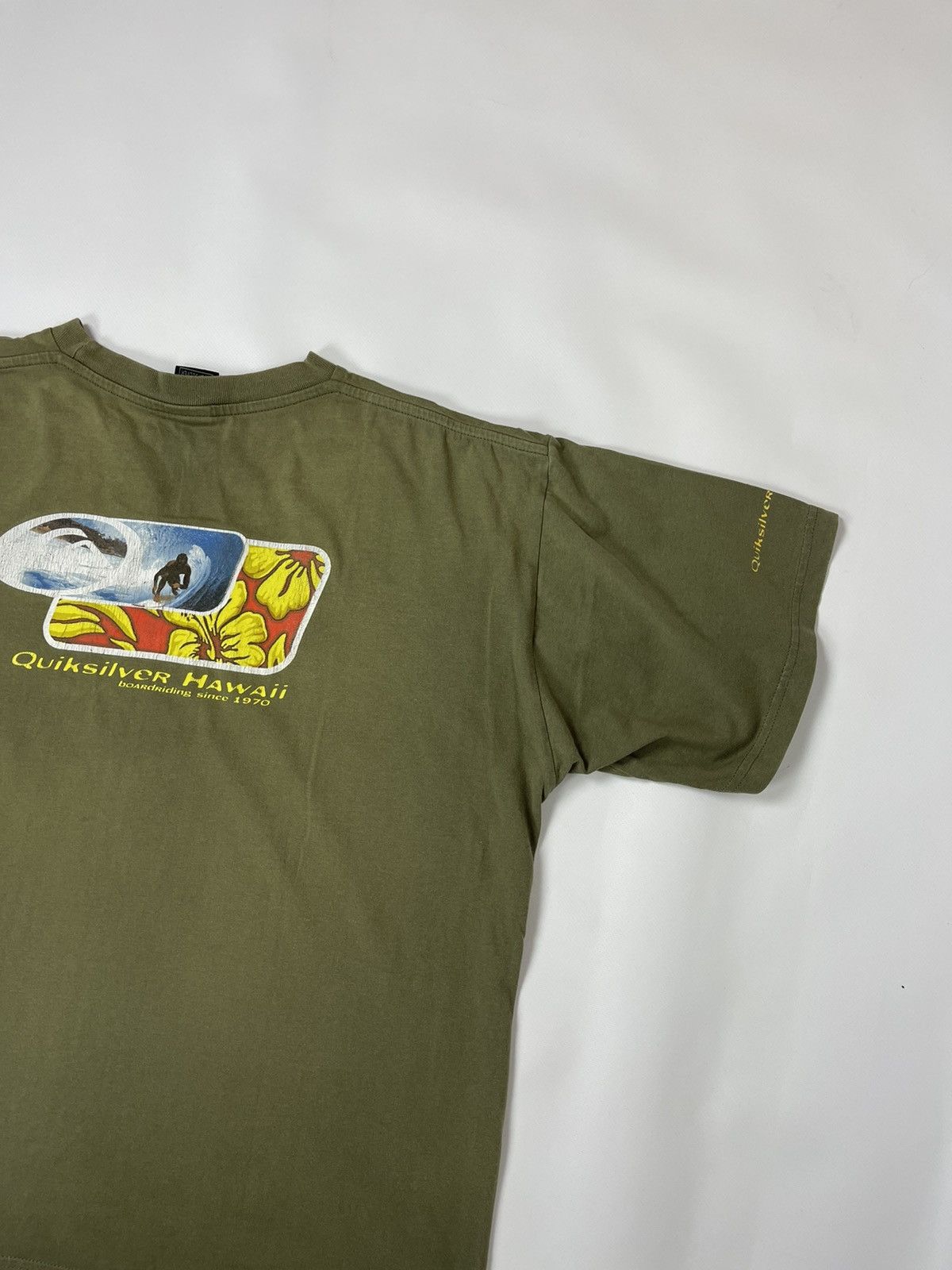 Quiksilver Quiksilver vintage 90s Hawaii khaki logo surfing boarding Size US L / EU 52-54 / 3 - 15 Thumbnail