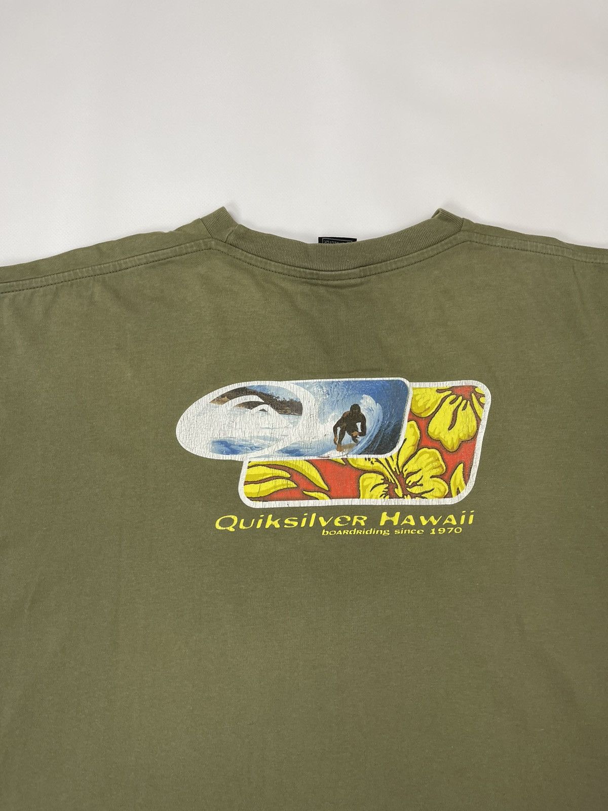 Quiksilver Quiksilver vintage 90s Hawaii khaki logo surfing boarding Size US L / EU 52-54 / 3 - 14 Thumbnail