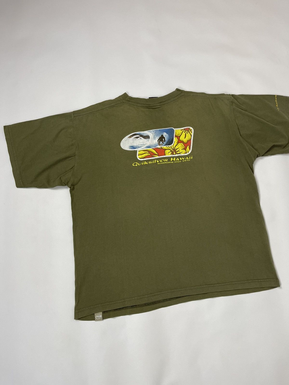 Quiksilver Quiksilver vintage 90s Hawaii khaki logo surfing boarding Size US L / EU 52-54 / 3 - 1 Thumbnail
