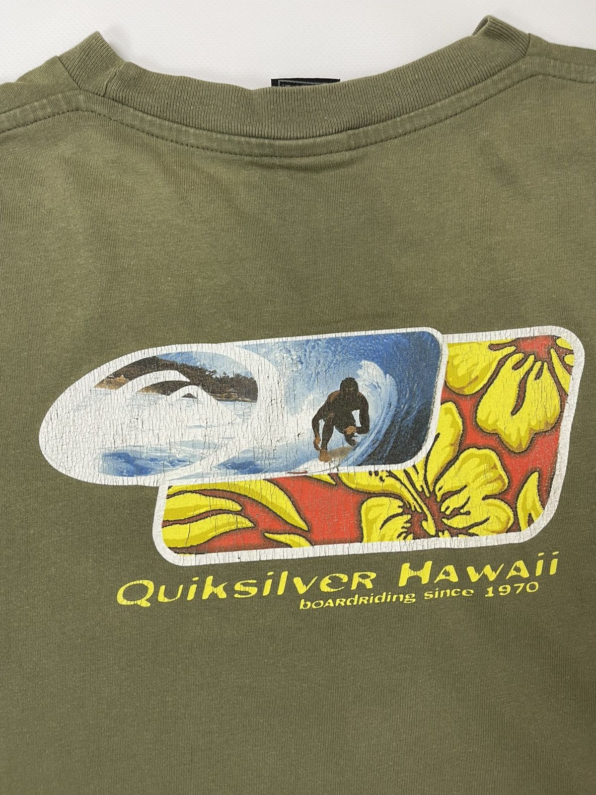 Quiksilver Quiksilver vintage 90s Hawaii khaki logo surfing boarding Size US L / EU 52-54 / 3 - 16 Thumbnail