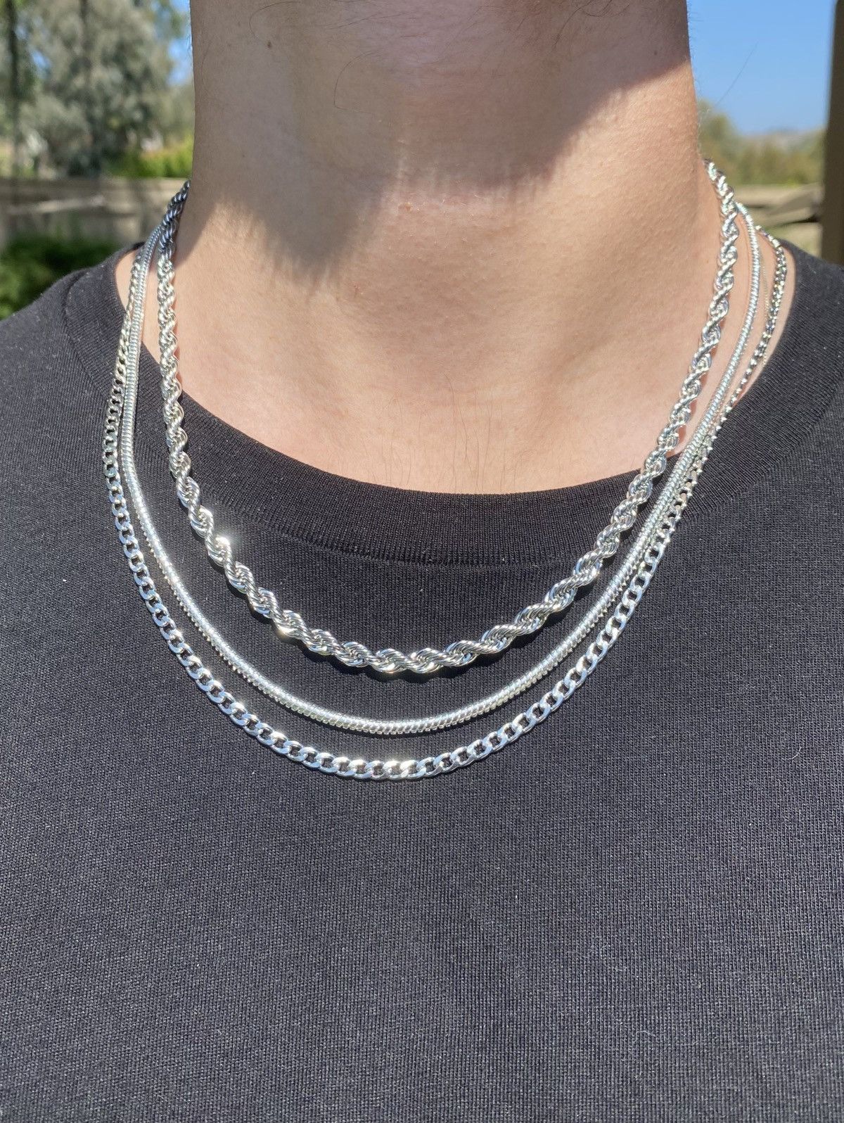 Other Silver Chain Necklaces (PVD) Size ONE SIZE - 1 Thumbnail