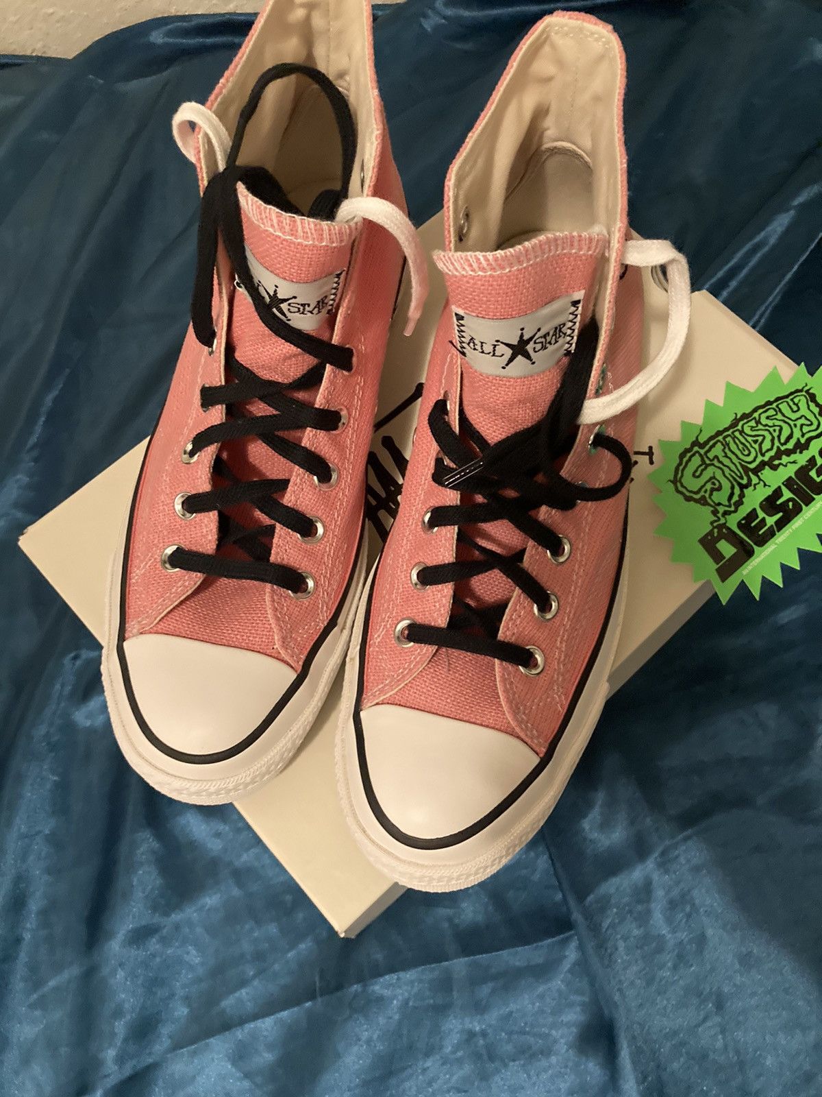 Converse Chuck Taylor All Star sale 70 Hi-Stussy Surfman Pink