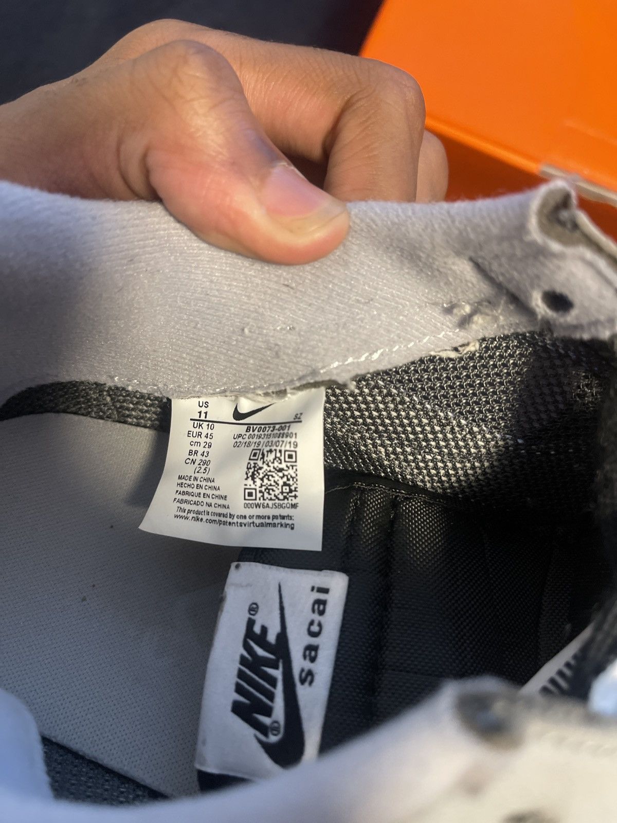 Nike × Sacai NIKE LDWAFFLE/SACAI Size US 11 / EU 44 - 6 Thumbnail