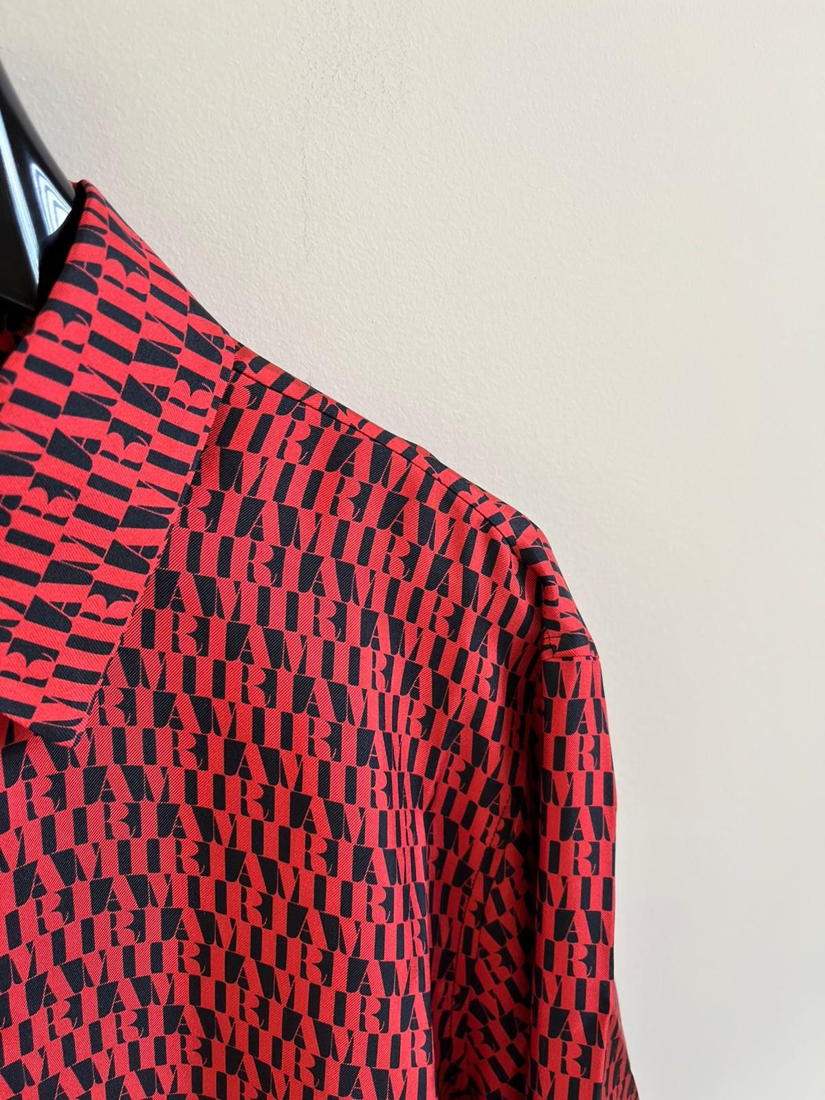 Amiri All Over LS Shirt in Black/Red Size US XXL / EU 58 / 5 - 11 Thumbnail