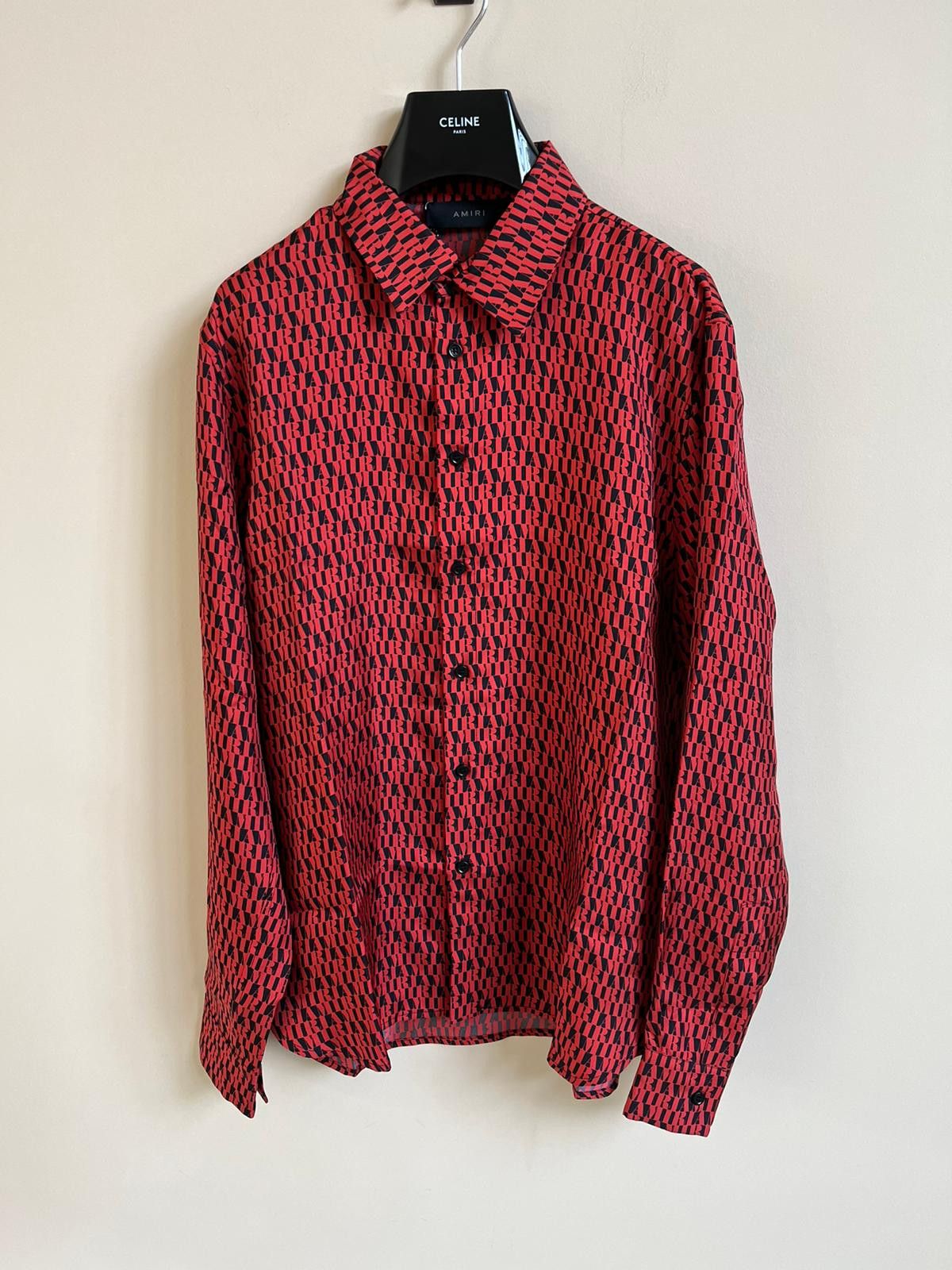 Amiri All Over LS Shirt in Black/Red Size US XXL / EU 58 / 5 - 2 Thumbnail