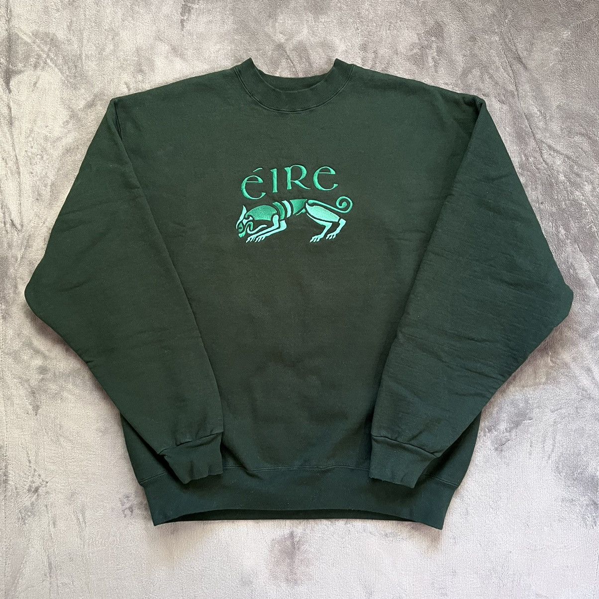 90'S Fruit of the Loom SUPERCOTTON University of Wisconsin College Sweatshirt, Made in USA, Men's Size XL cotton gray type Vintage Second Hand
