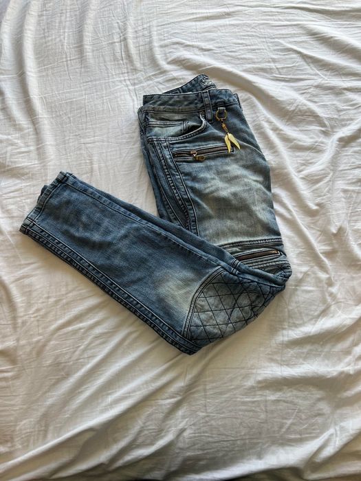 Robins Jeans moto quilted knee Grailed
