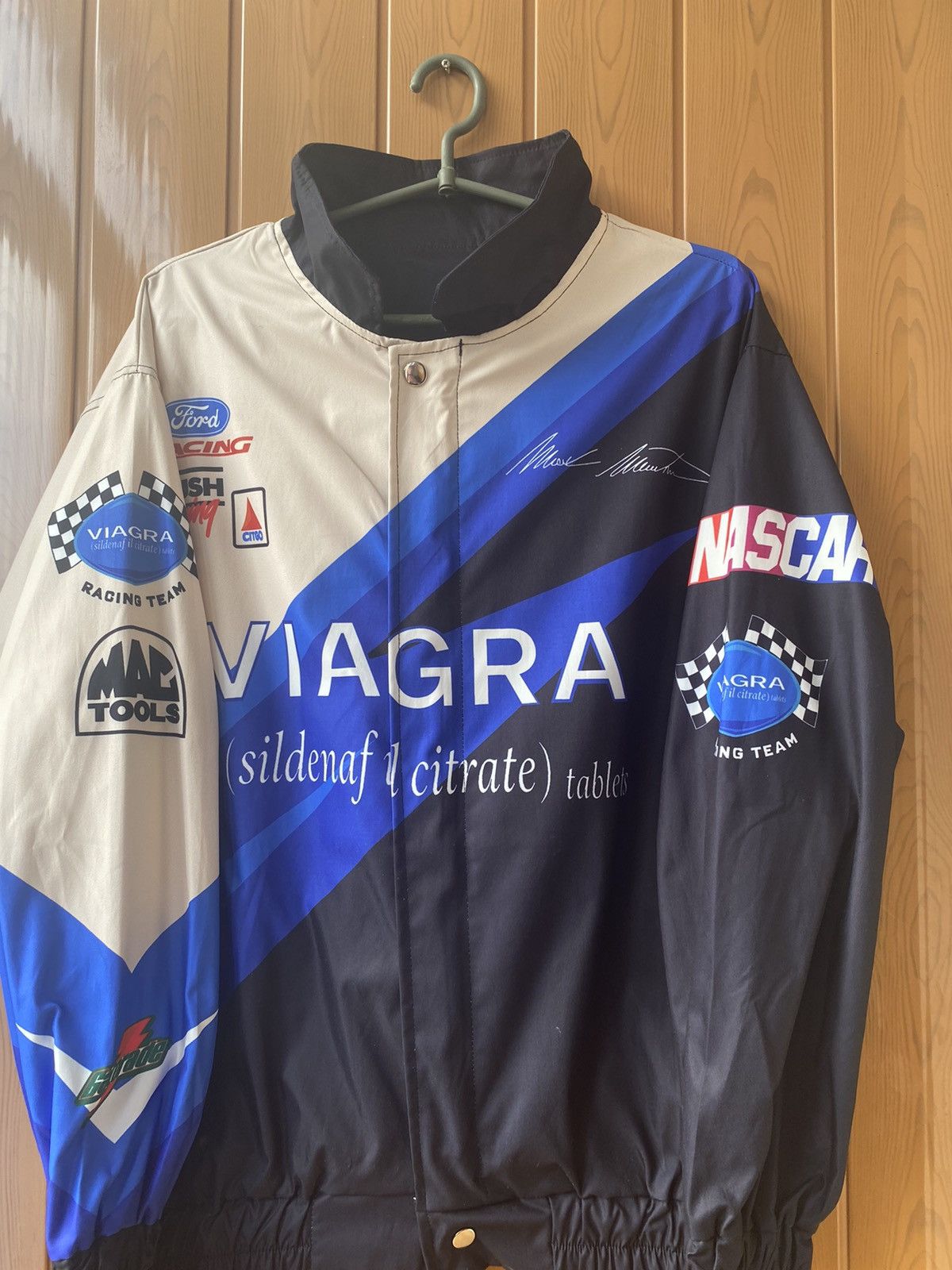 NASCAR Vintage NASCAR Racing Viagra RoushRacing Martin Light Jacket Size US M / EU 48-50 / 2 - 2 Thumbnail