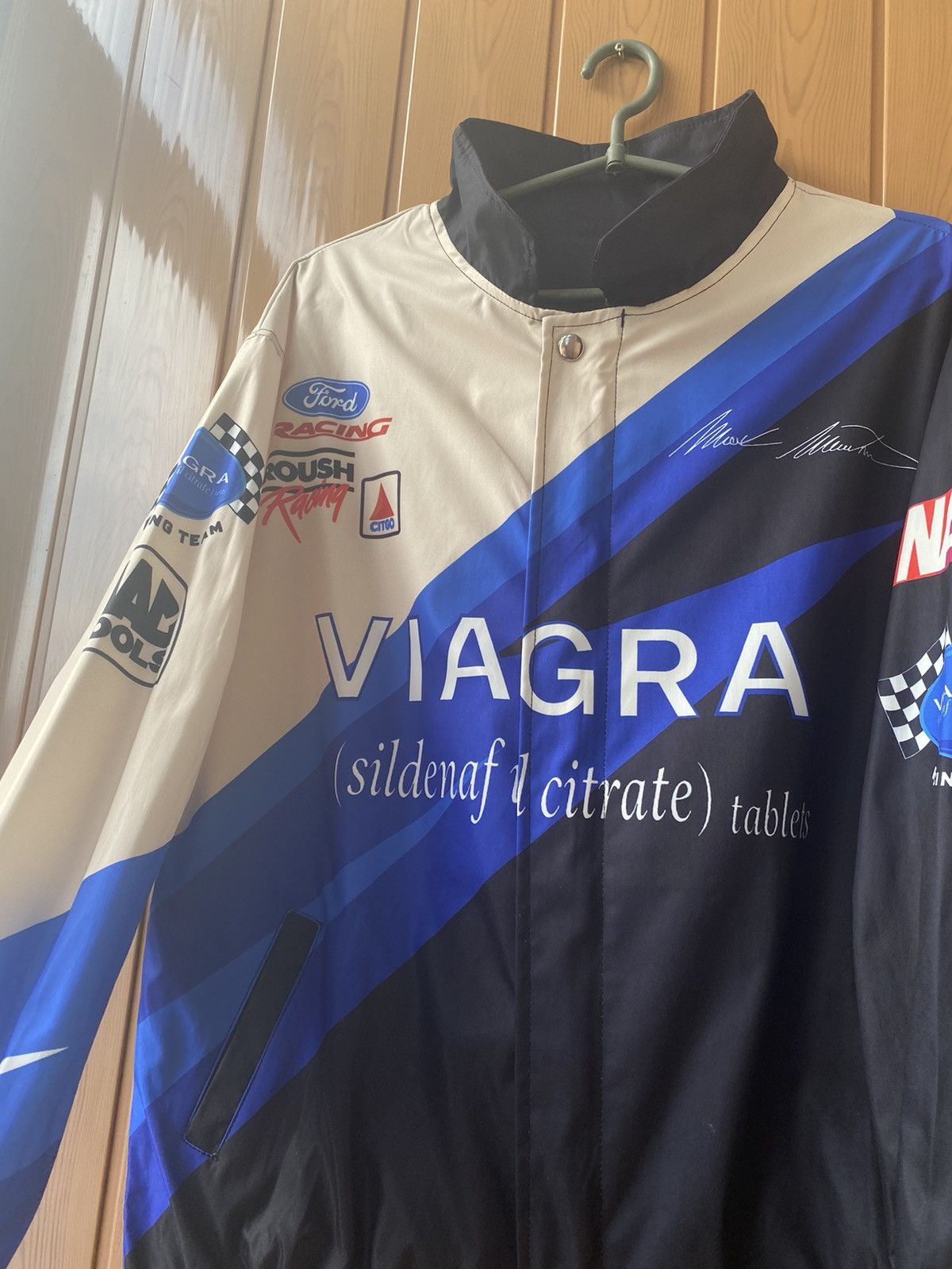NASCAR Vintage NASCAR Racing Viagra RoushRacing Martin Light Jacket Size US M / EU 48-50 / 2 - 6 Thumbnail
