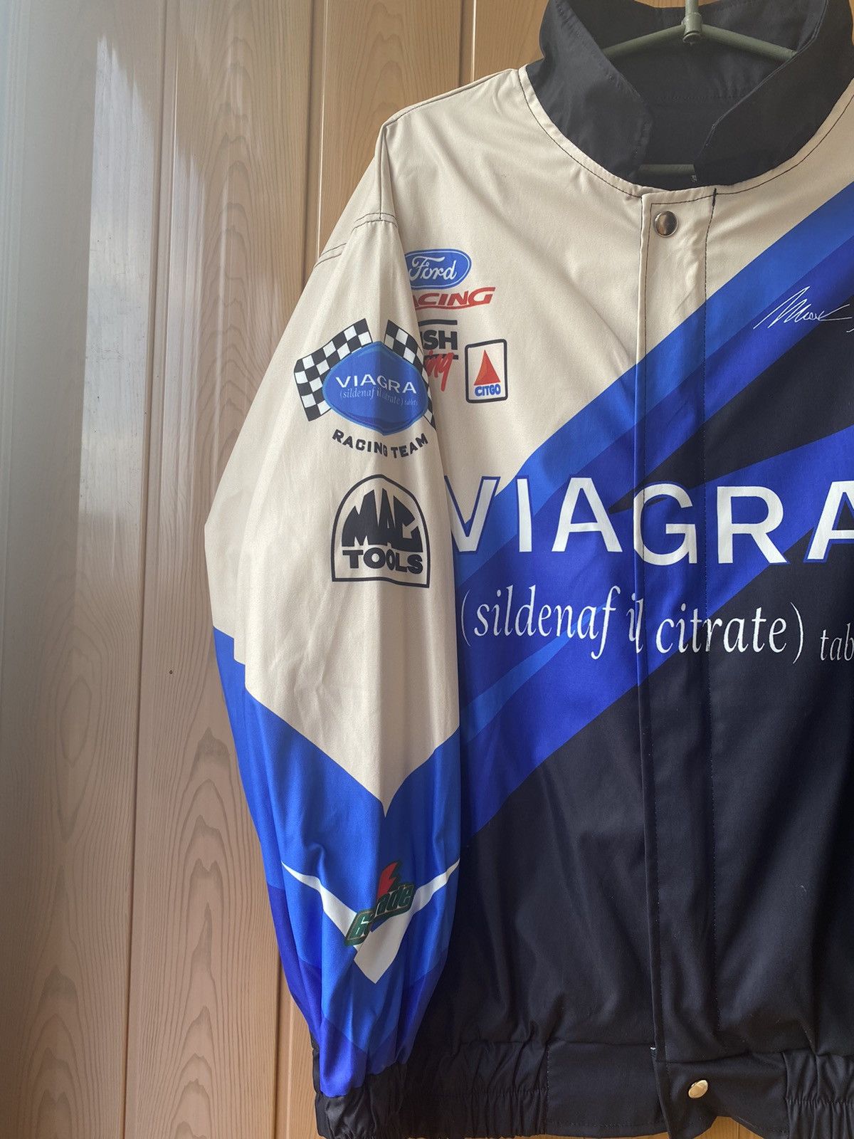 NASCAR Vintage NASCAR Racing Viagra RoushRacing Martin Light Jacket Size US M / EU 48-50 / 2 - 3 Thumbnail
