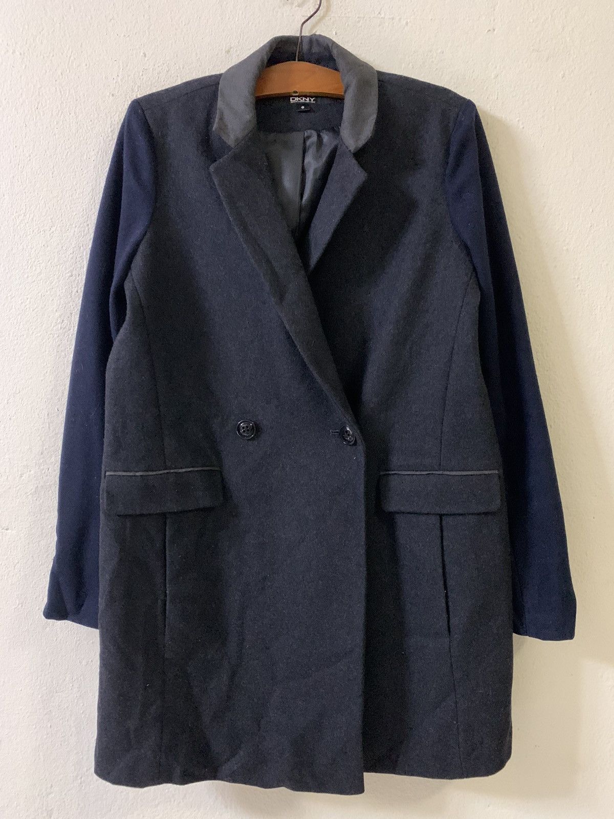 image of Dkny Trench Coat in Dark Gray, Men's (Size Medium)