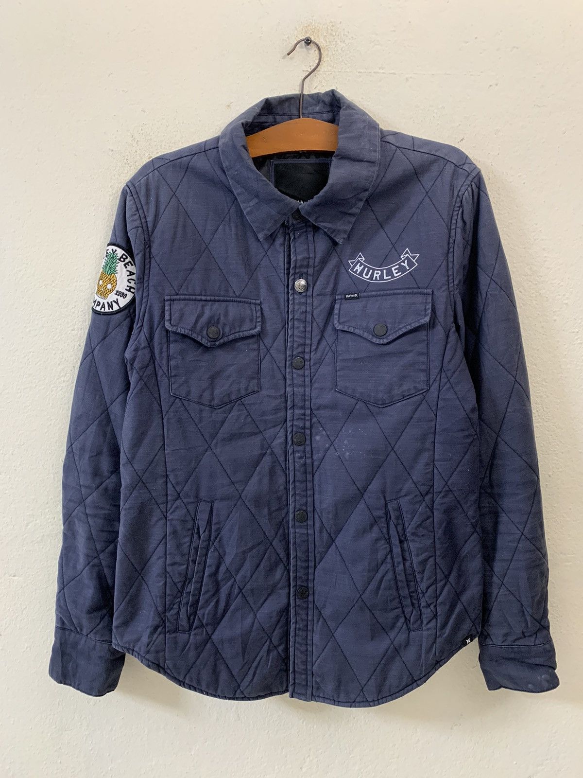 image of Hurley Beach Company Jacket in Blue, Men's (Size Small)
