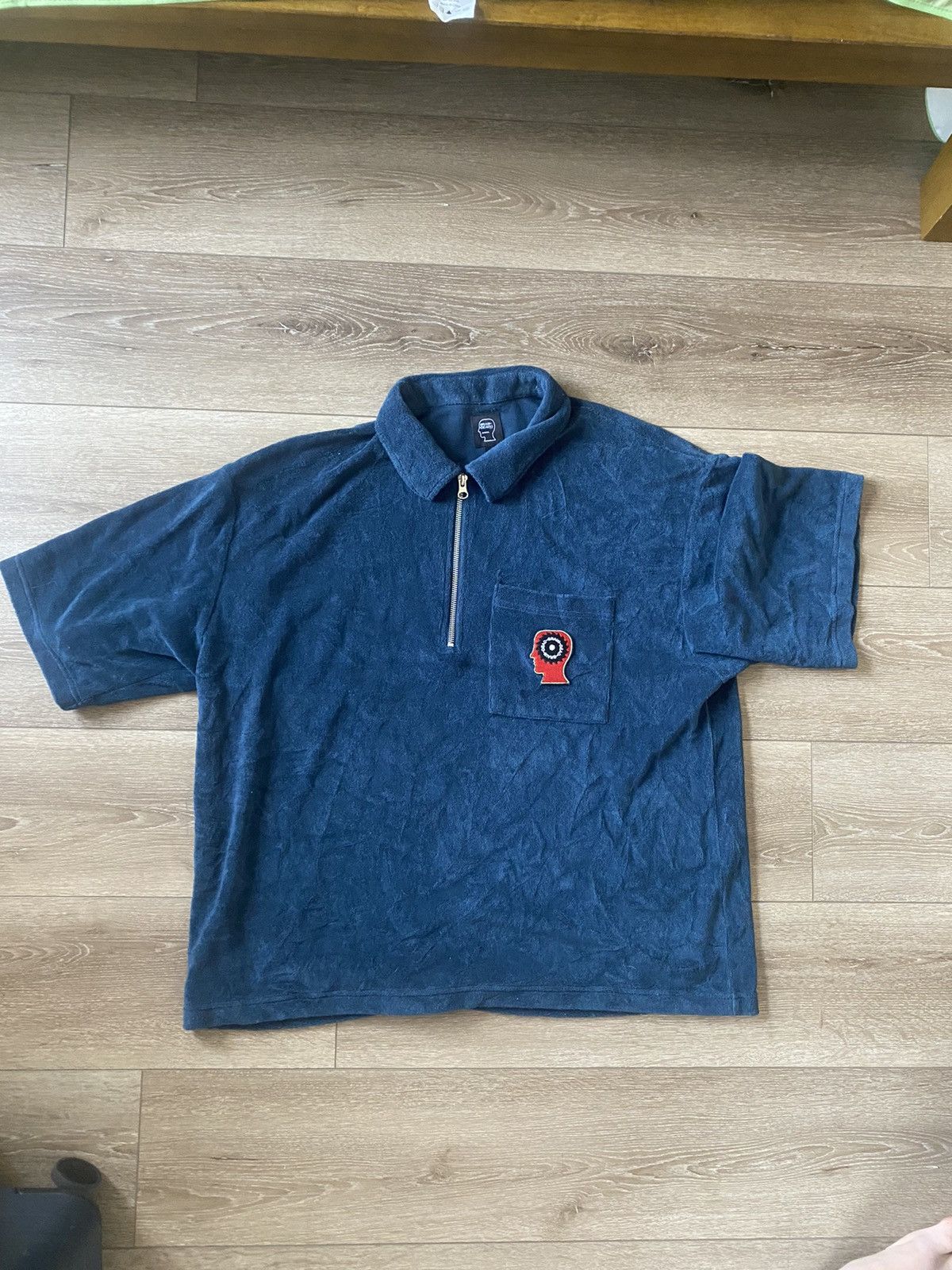 image of Brain Dead Polo in Blue, Men's (Size Large)