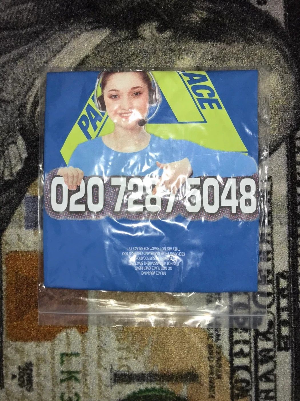 Palace Palace Bell Man T-Shirt Blue Size US M / EU 48-50 / 2 - 1 Thumbnail