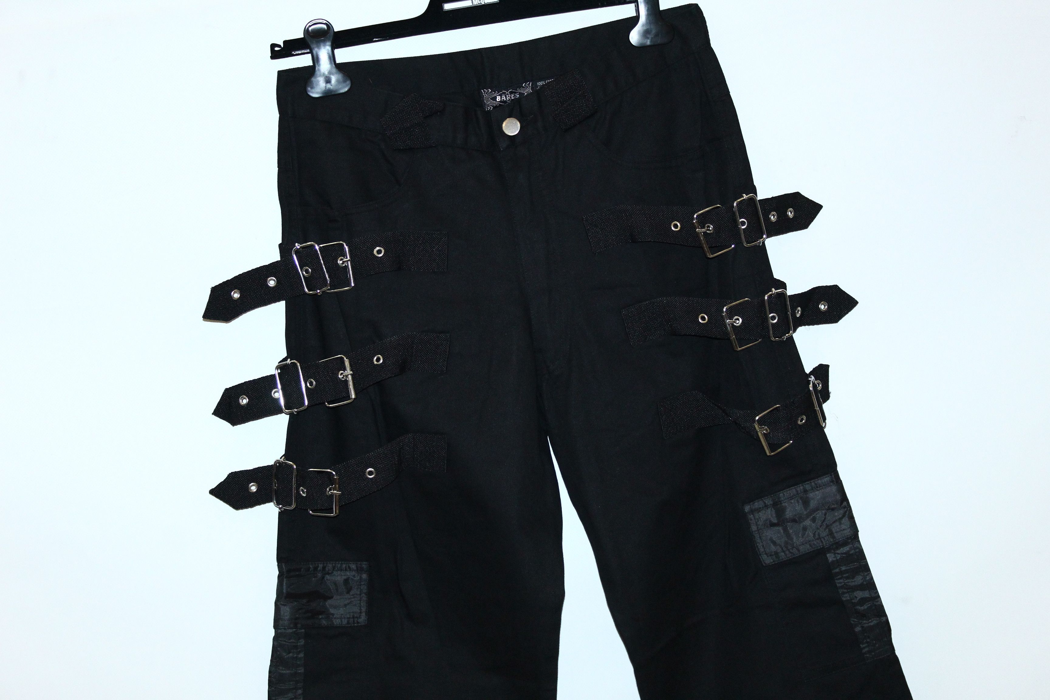 Seditionaries 🔥STEALS🔥 Vtg Bares Bondage Steam Punk Cargo Pants Size US 32 / EU 48 - 4 Thumbnail