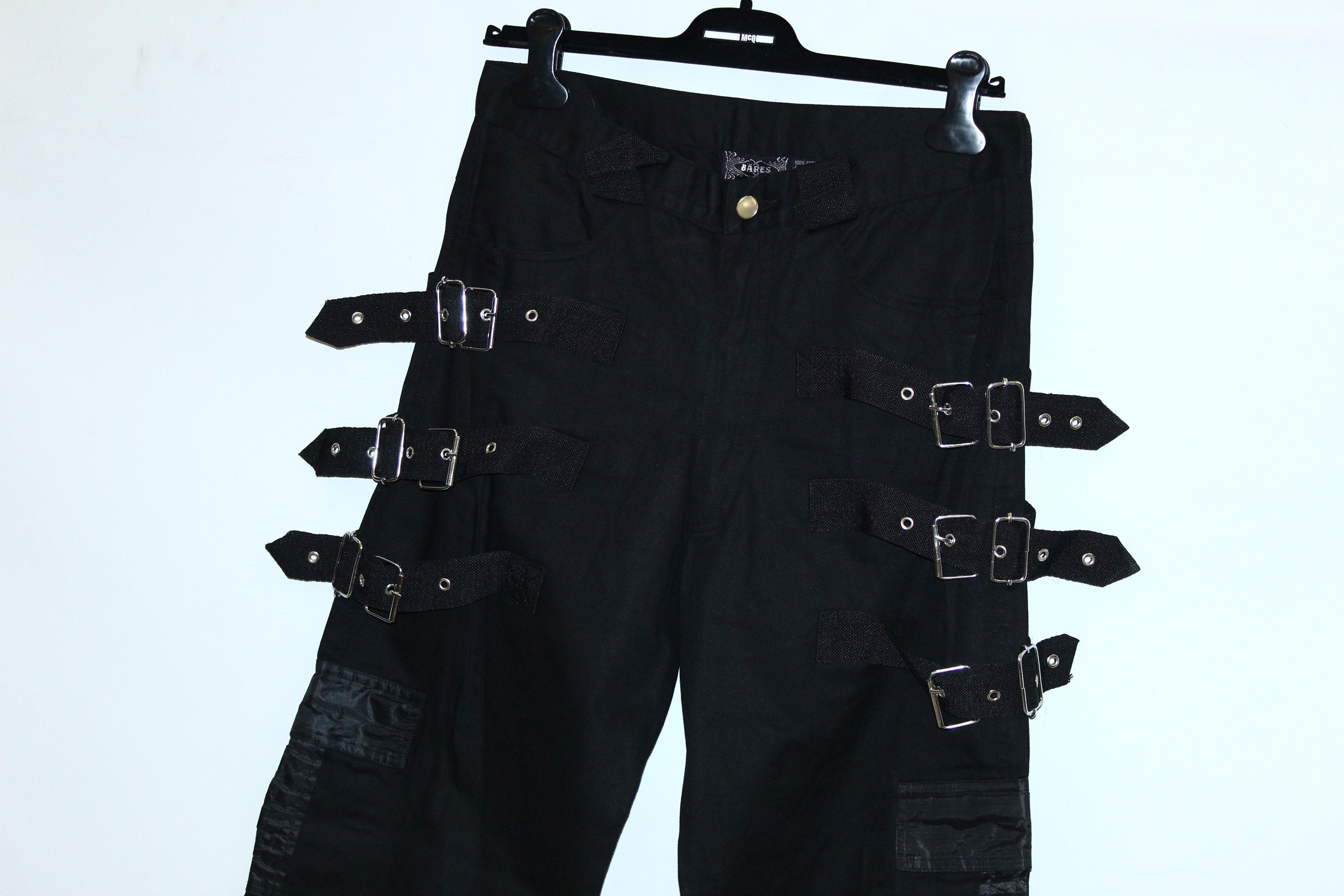 Seditionaries 🔥STEALS🔥 Vtg Bares Bondage Steam Punk Cargo Pants Size US 32 / EU 48 - 3 Thumbnail