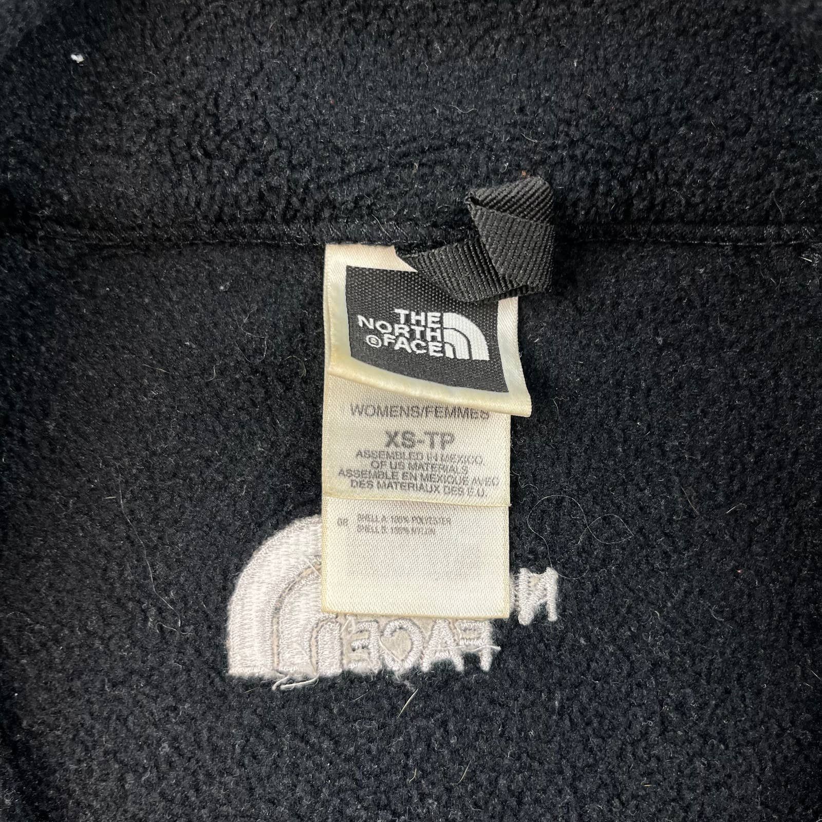 The North Face Vintage The North Face Fleece Jacket Black Polartec Full Zip Size XS / US 0-2 / IT 36-38 - 7 Thumbnail