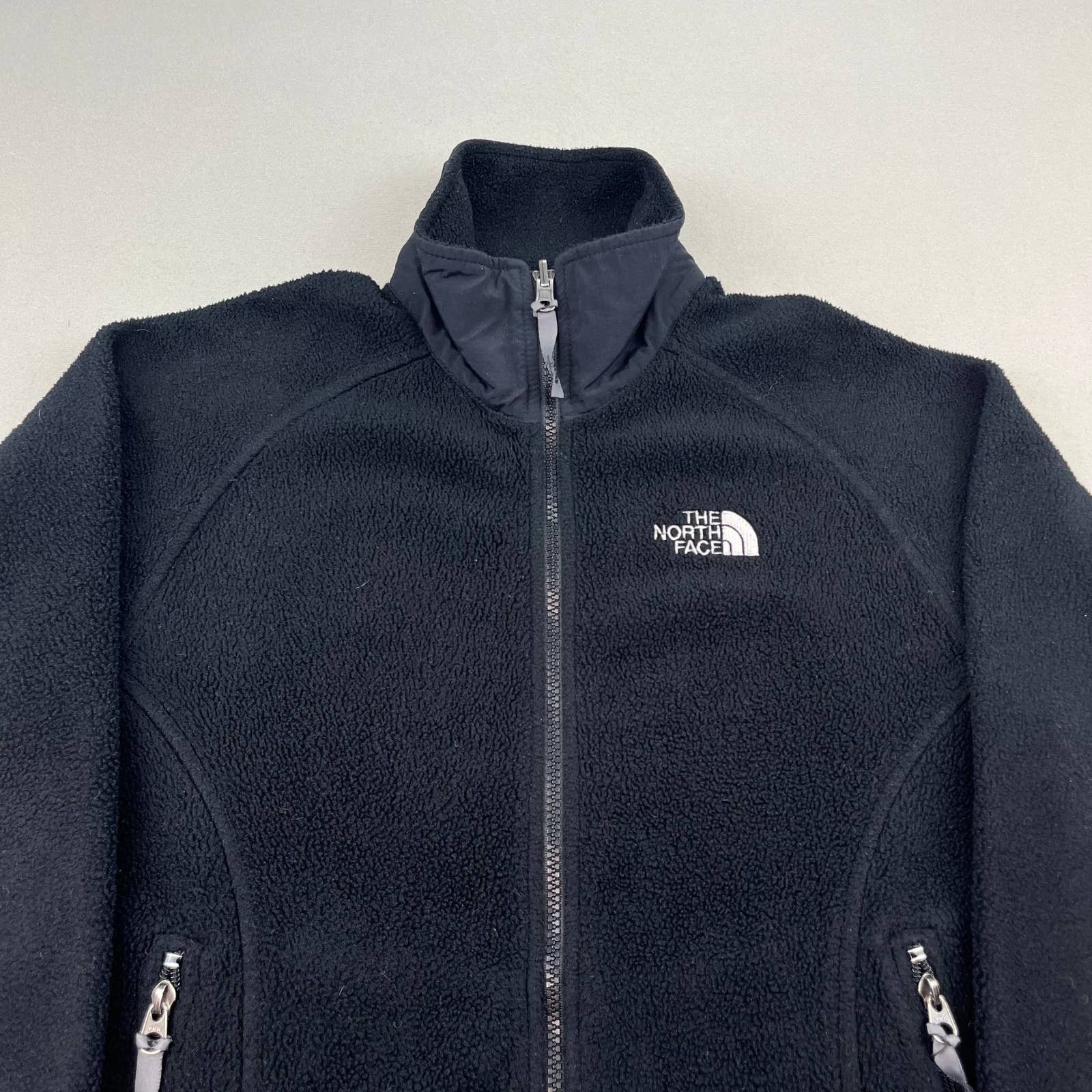 The North Face Vintage The North Face Fleece Jacket Black Polartec Full Zip Size XS / US 0-2 / IT 36-38 - 2 Thumbnail