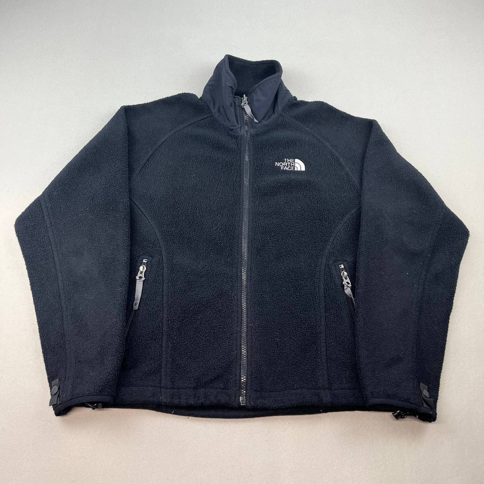 The North Face Vintage The North Face Fleece Jacket Black Polartec Full Zip Size XS / US 0-2 / IT 36-38 - 1 Thumbnail