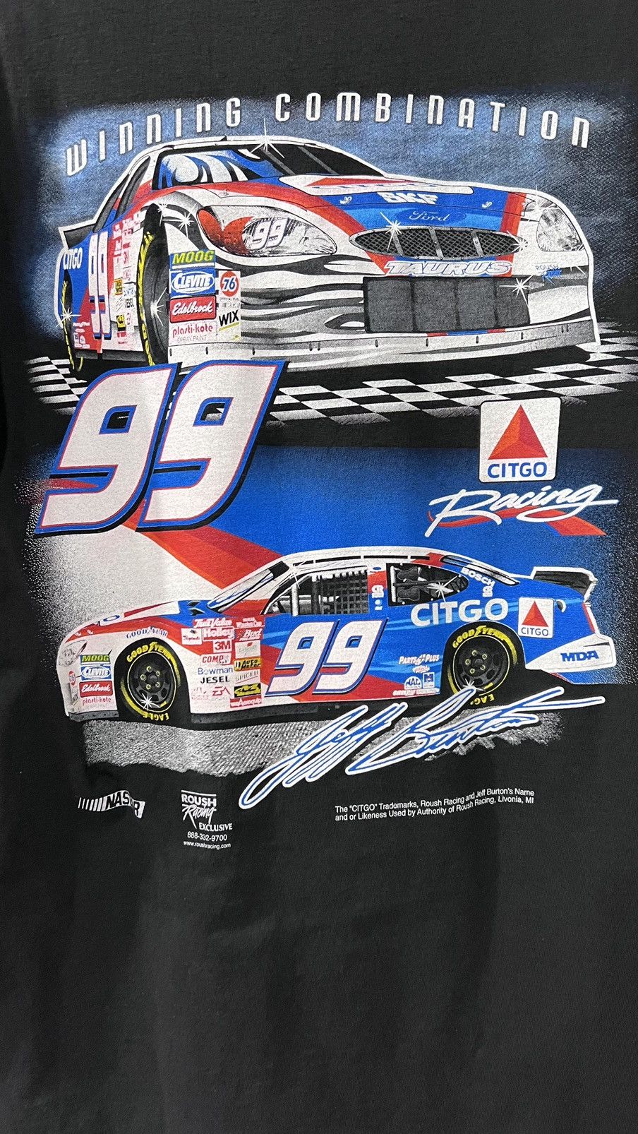 NASCAR Jeff Burton #99 “Winning Combination” Citgo Racing Size L Size US L / EU 52-54 / 3 - 5 Thumbnail