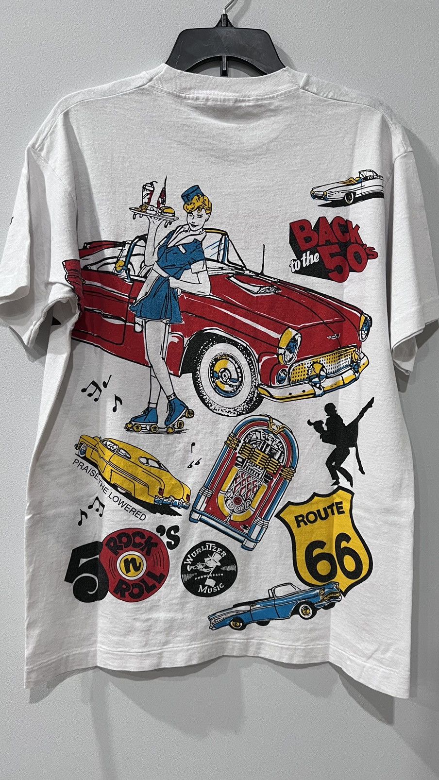 Fruit Of The Loom Cruisin All Over Print 50s Theme Tee, Formula Impression ‘91 Size US L / EU 52-54 / 3 - 6 Thumbnail