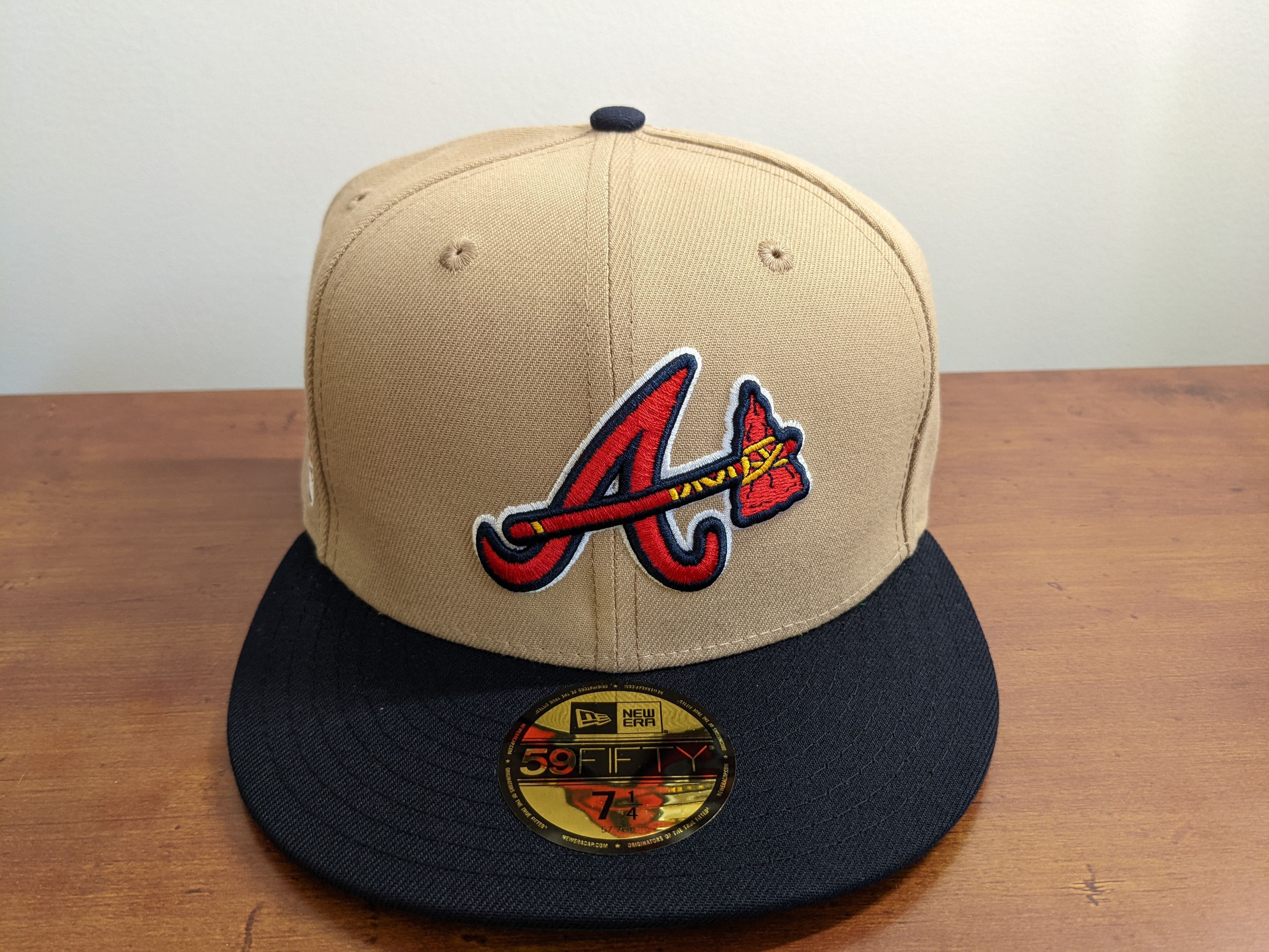 Casquette New Era Atlanta Braves Ajustée Taille 7-1/4 - Multicolore, Polyester