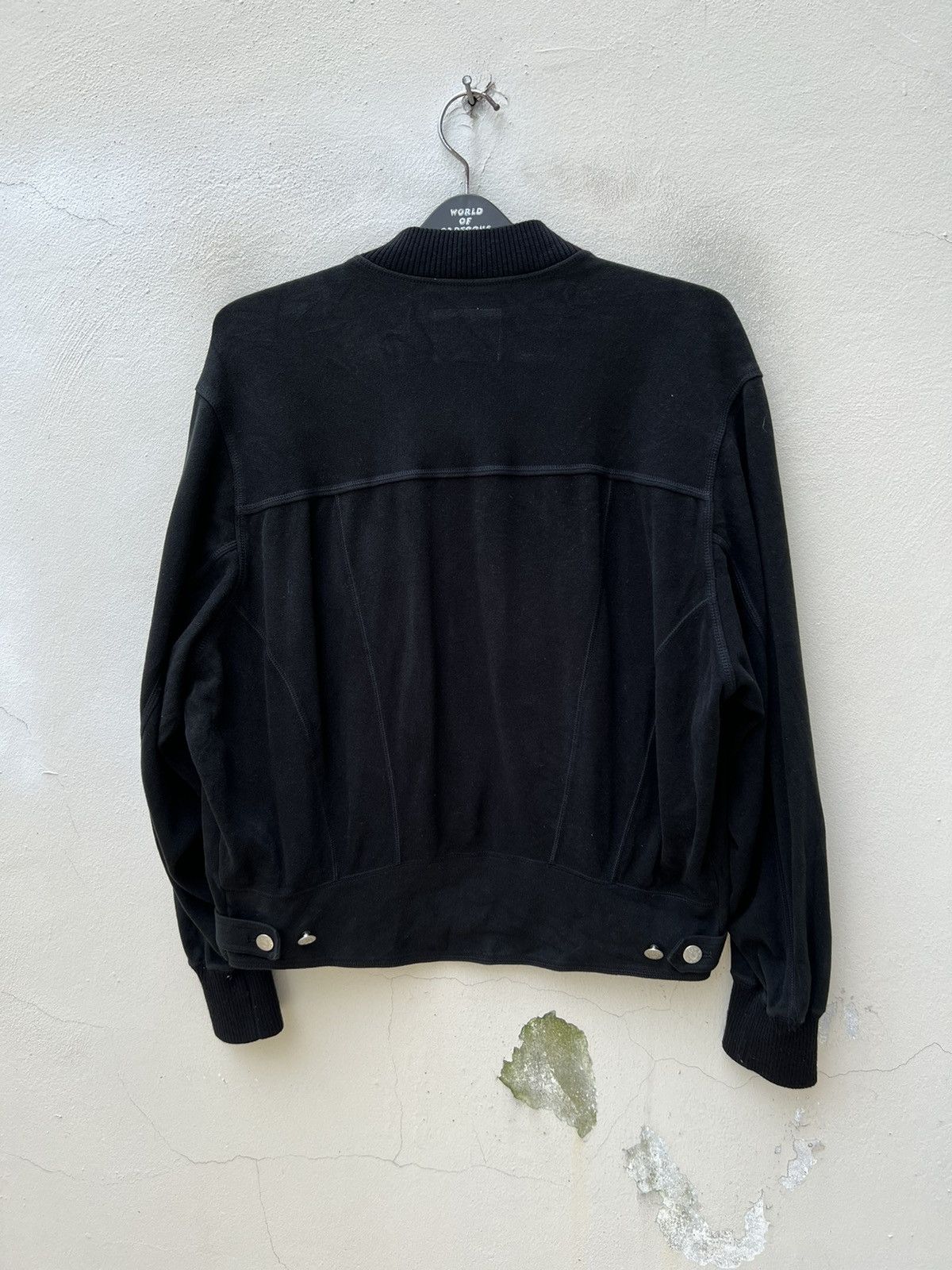 Yoshiyuki Konishi Vintage 90s Yoshiyuki Konishi Black Button Bomber Jacket Size US L / EU 52-54 / 3 - 14 Thumbnail