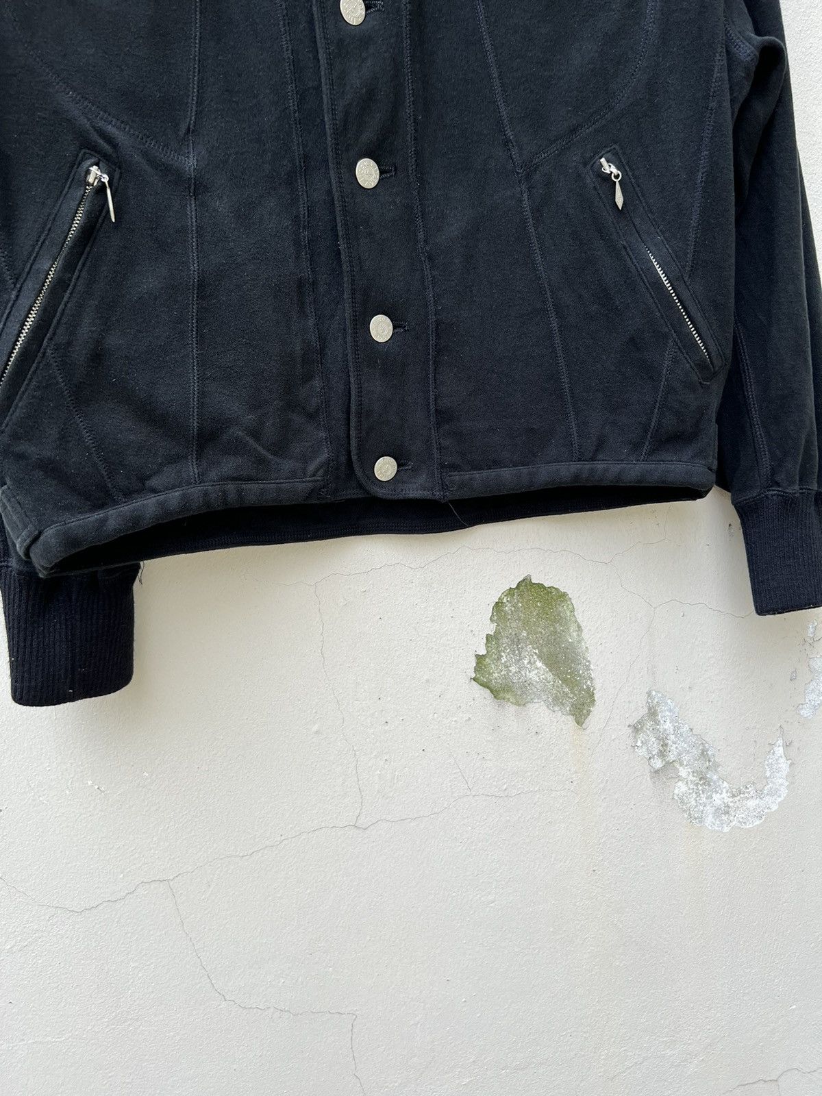 Yoshiyuki Konishi Vintage 90s Yoshiyuki Konishi Black Button Bomber Jacket Size US L / EU 52-54 / 3 - 13 Thumbnail