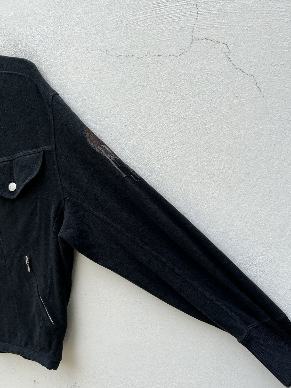 Yoshiyuki Konishi Vintage 90s Yoshiyuki Konishi Black Button Bomber Jacket Size US L / EU 52-54 / 3 - 12 Thumbnail