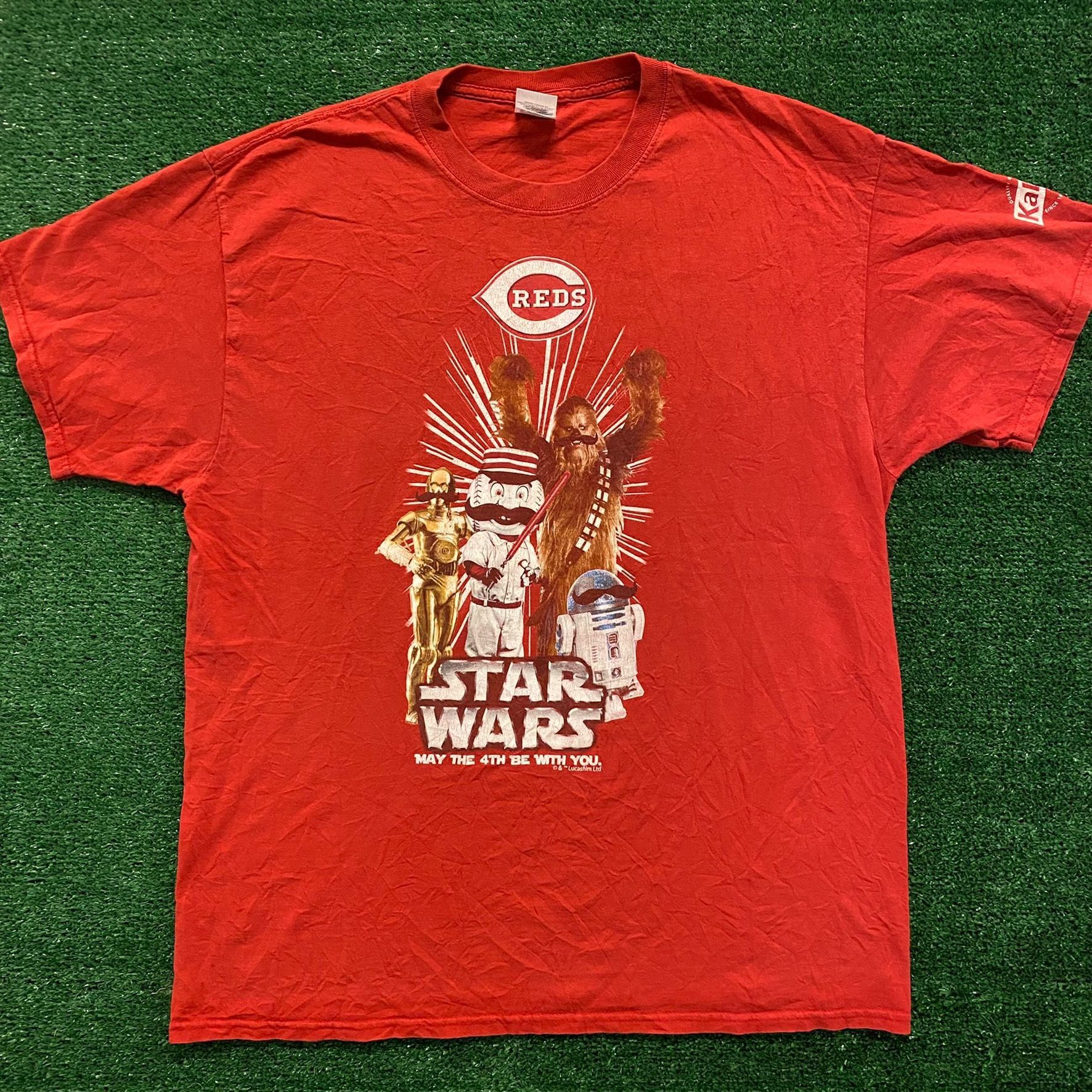 MLB Star Wars Cincinnati Vintage MLB T-Shirt Size US XL / EU 56 / 4 - 1 Thumbnail