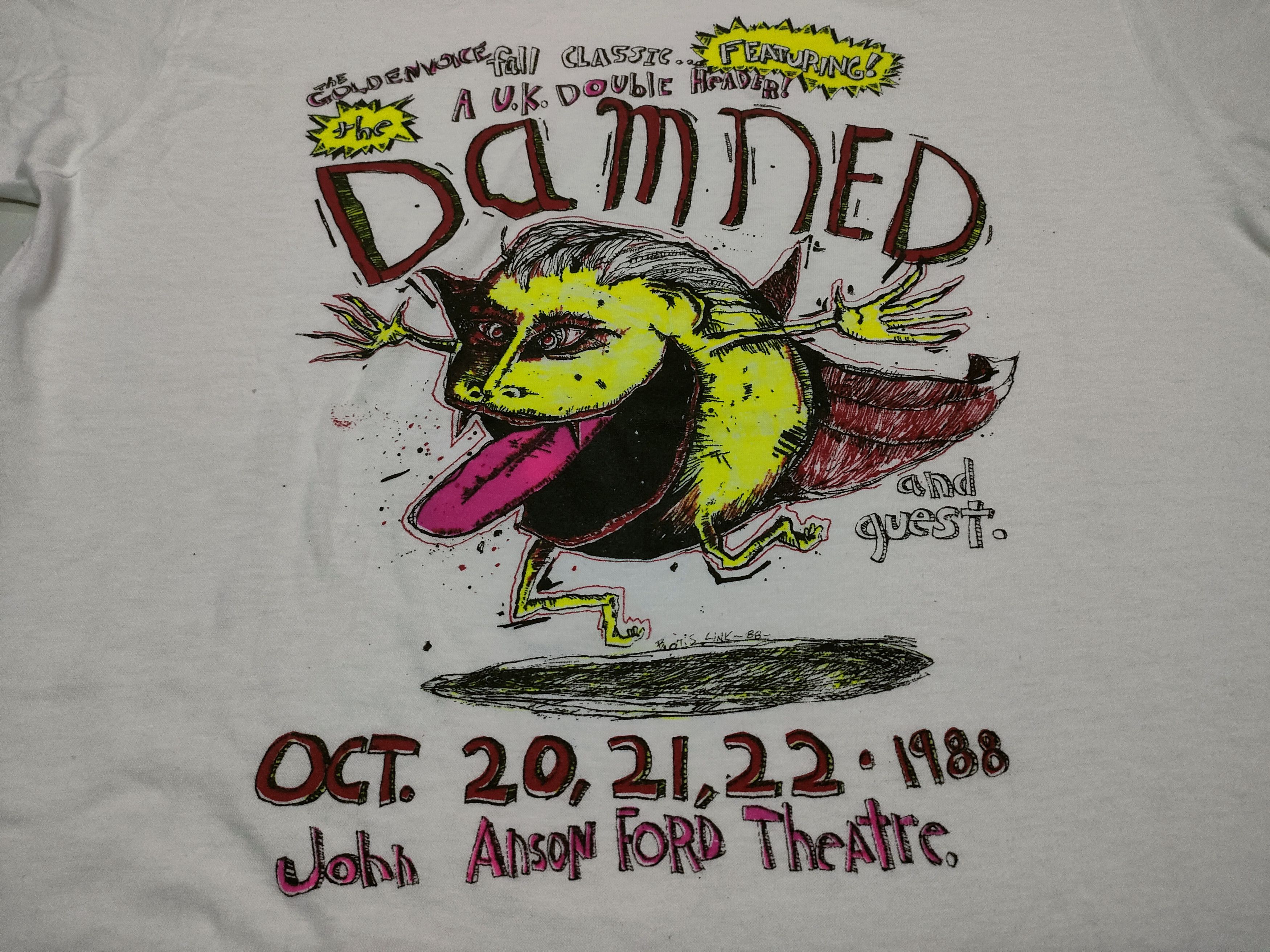 Band Tees Vintage The Damned Music Rock Band Punk Tee Size US XL / EU 56 / 4 - 5 Thumbnail