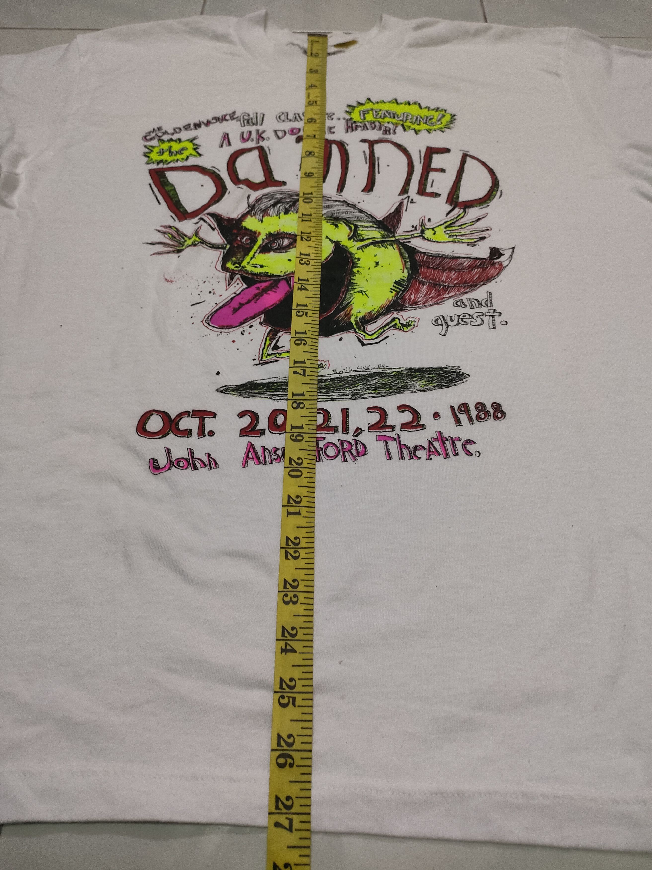 Band Tees Vintage The Damned Music Rock Band Punk Tee Size US XL / EU 56 / 4 - 7 Thumbnail