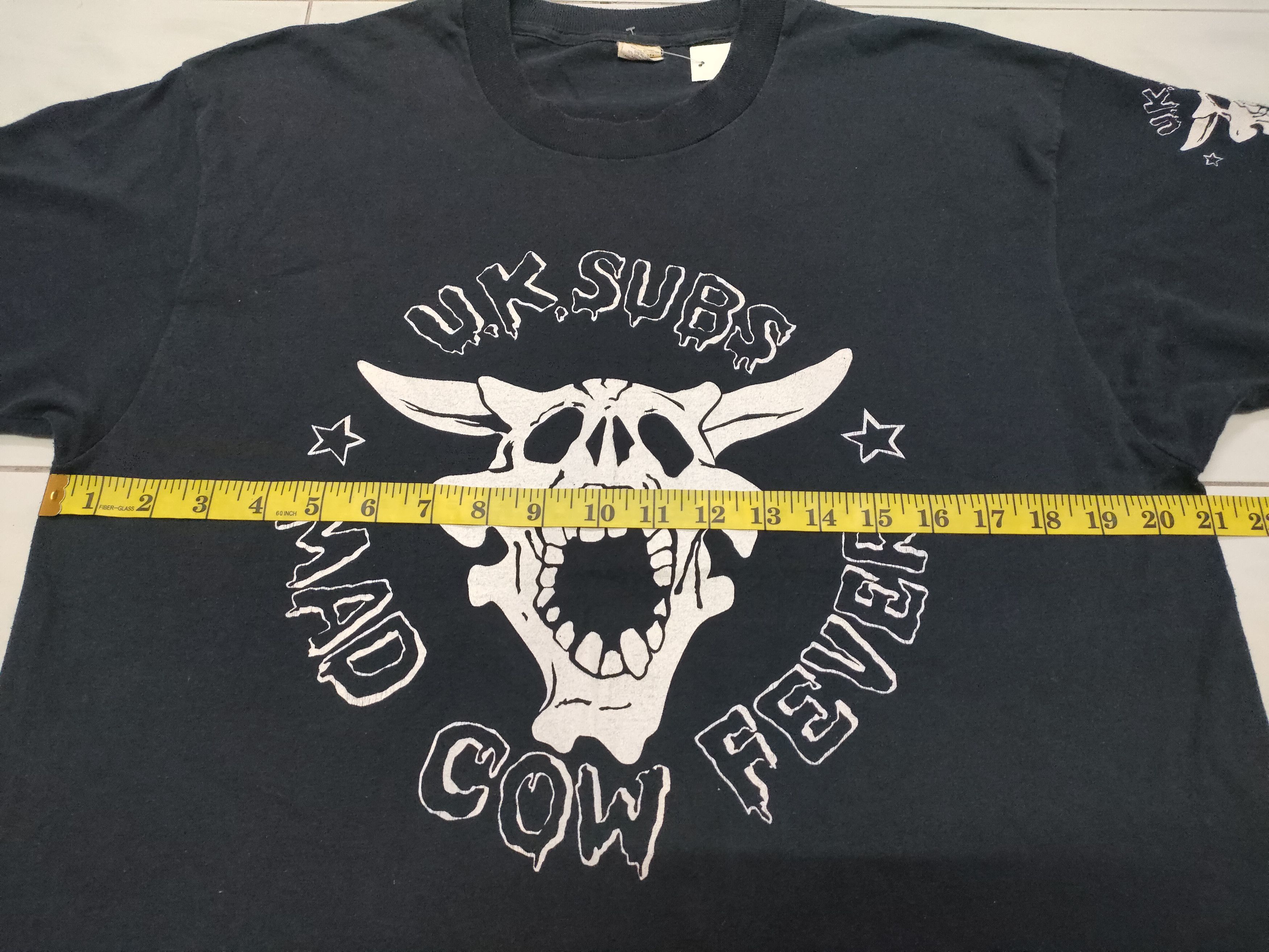 Band Tees Vintage Rare Design The UK Sub Music Punk Rock Band Tee Size US XL / EU 56 / 4 - 7 Thumbnail