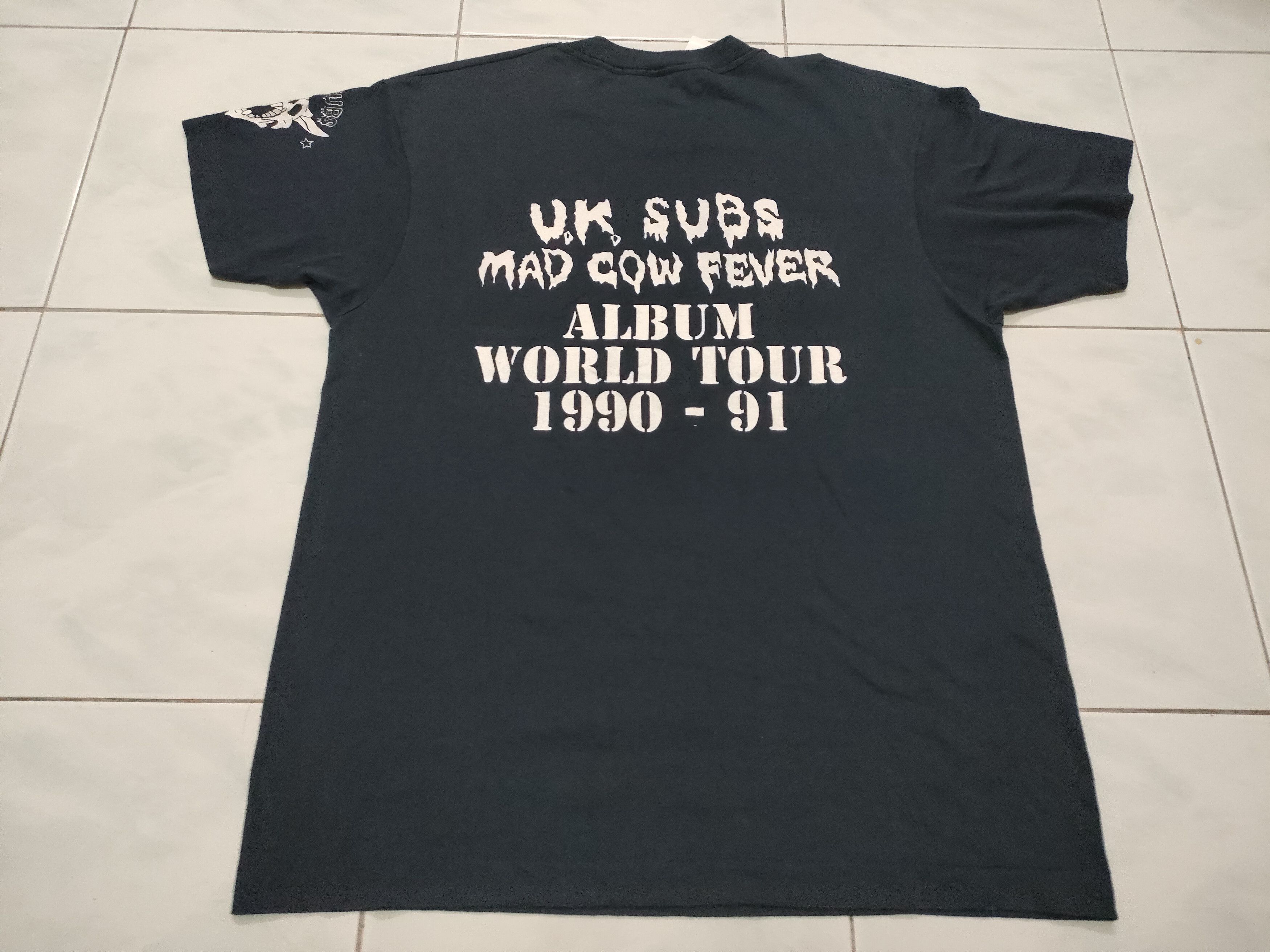 Band Tees Vintage Rare Design The UK Sub Music Punk Rock Band Tee Size US XL / EU 56 / 4 - 2 Thumbnail