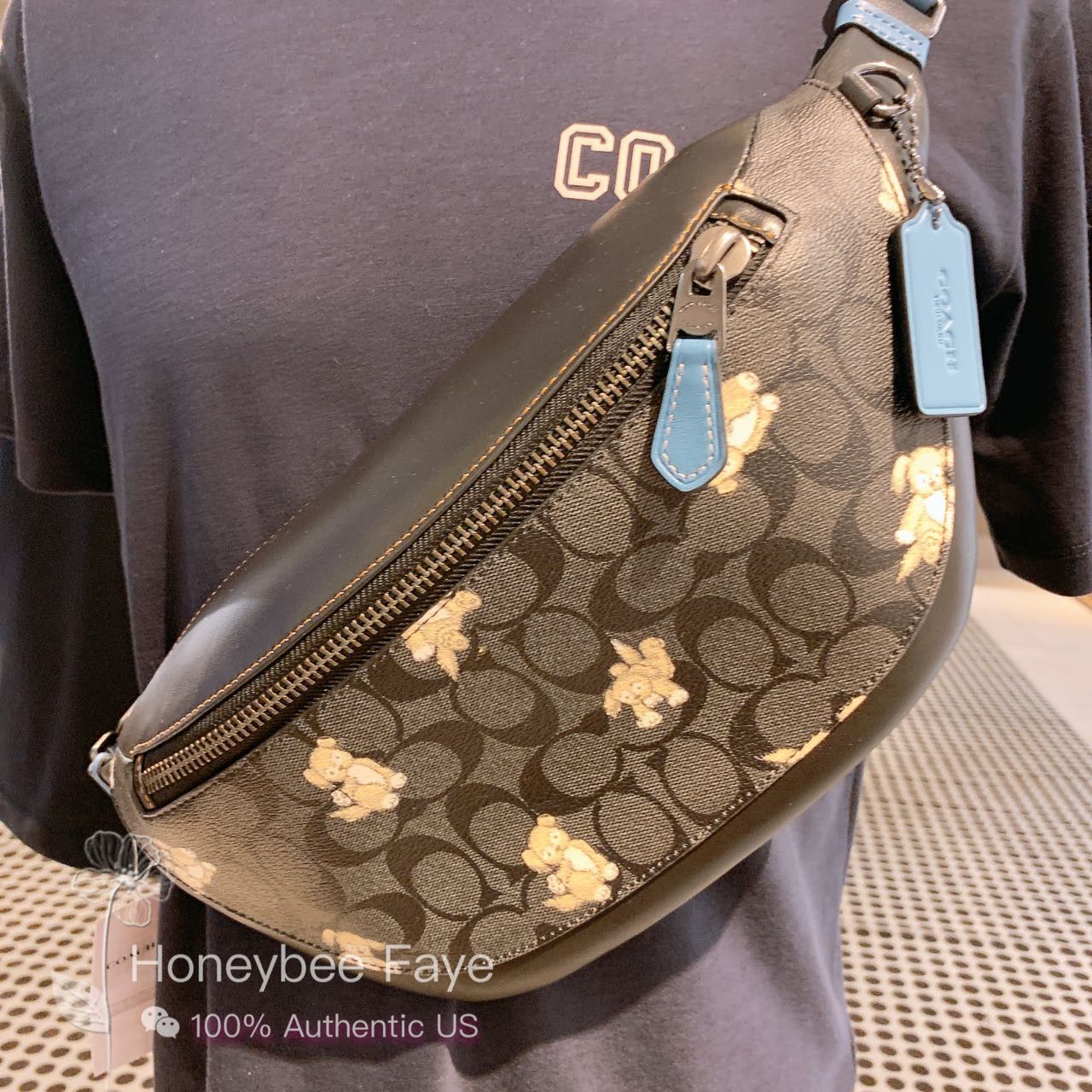 Coach Warren Belt Bag In Signature Canvas With Creature Print Size ONE SIZE - 5 Thumbnail