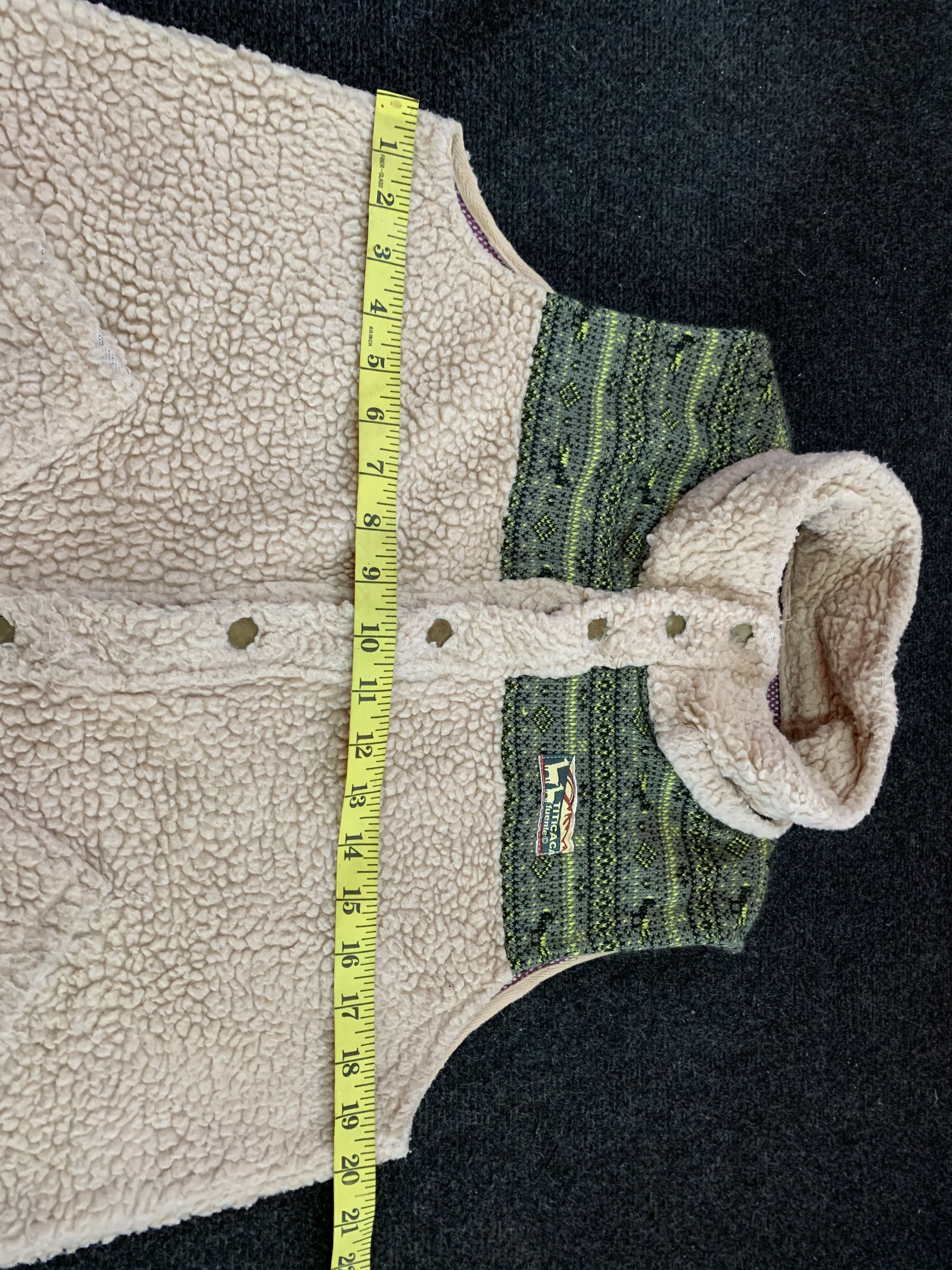 Japanese Brand 🔥Titicaca Deep Pile Fleece Vest Aztec Navajo Style Size US M / EU 48-50 / 2 - 14 Thumbnail