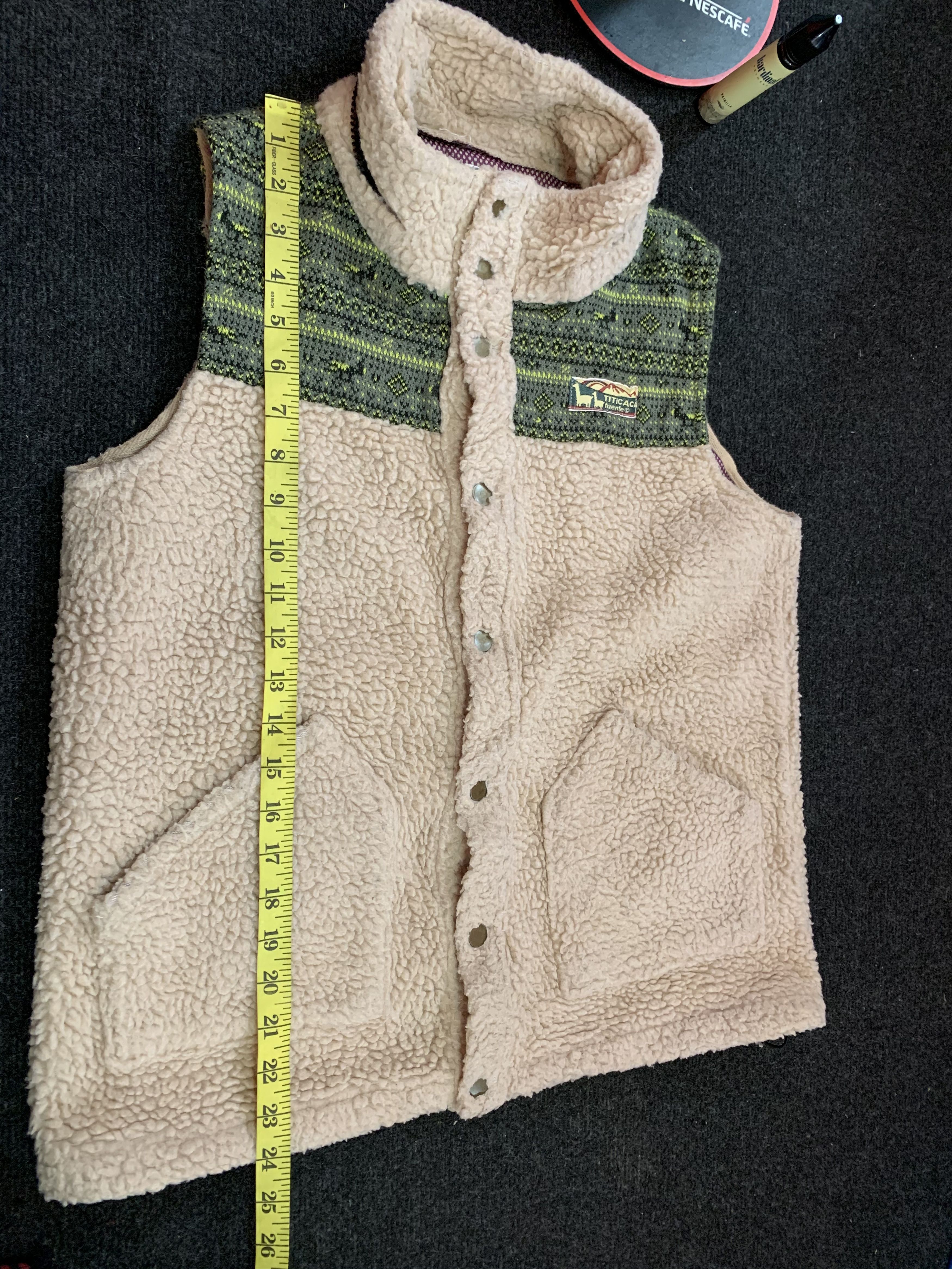 Japanese Brand 🔥Titicaca Deep Pile Fleece Vest Aztec Navajo Style Size US M / EU 48-50 / 2 - 13 Thumbnail