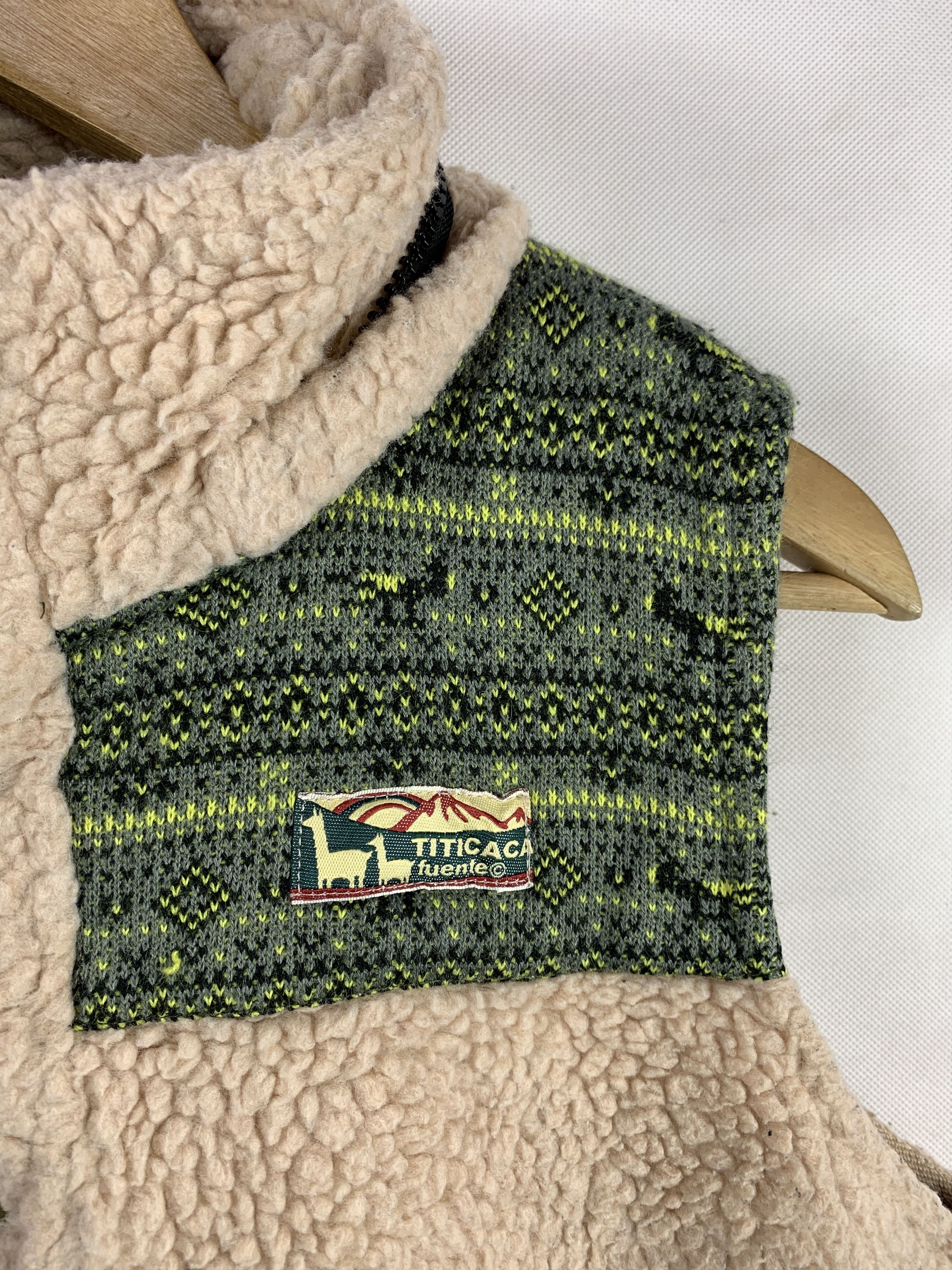 Japanese Brand 🔥Titicaca Deep Pile Fleece Vest Aztec Navajo Style Size US M / EU 48-50 / 2 - 5 Thumbnail