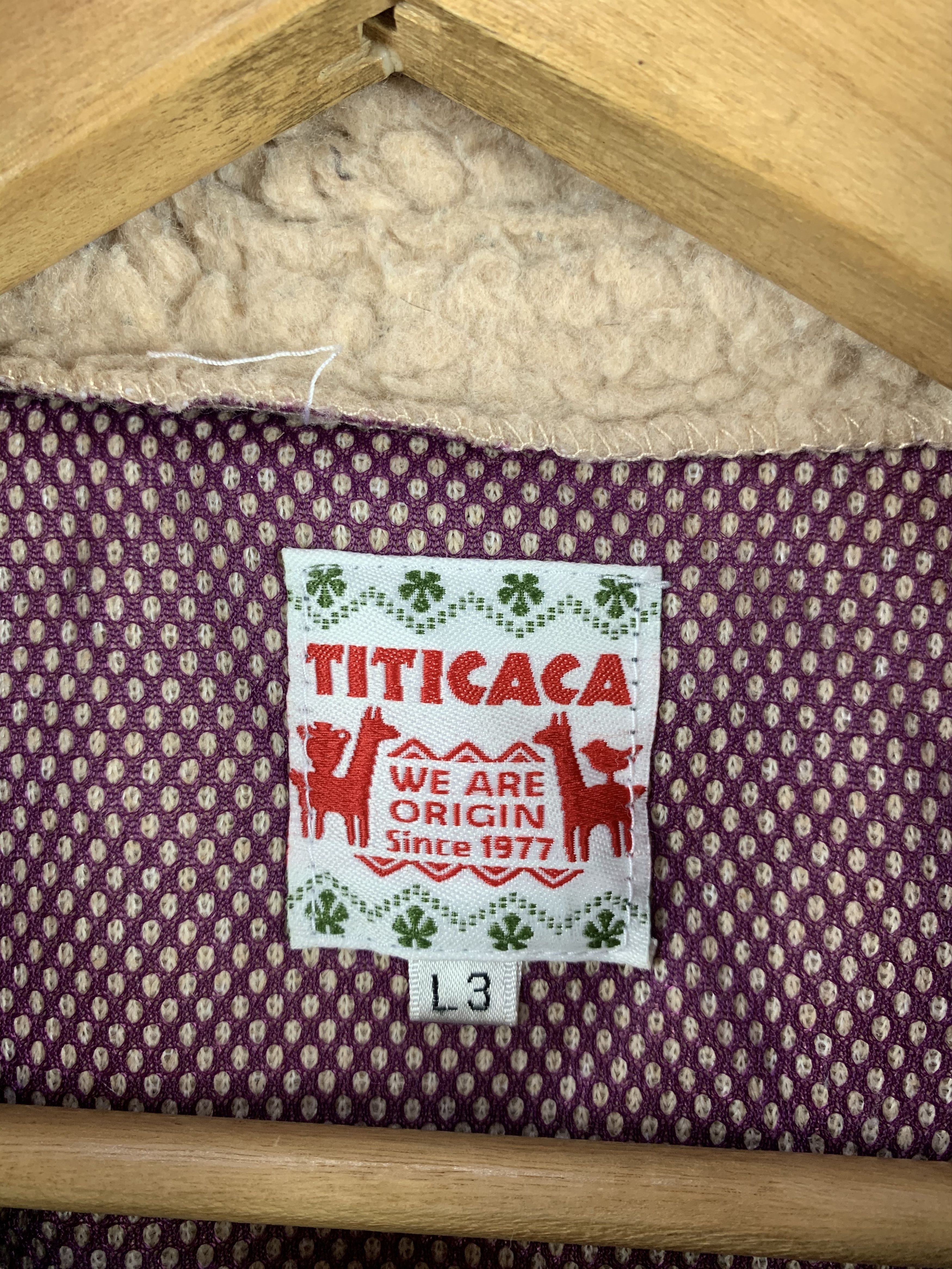 Japanese Brand 🔥Titicaca Deep Pile Fleece Vest Aztec Navajo Style Size US M / EU 48-50 / 2 - 10 Thumbnail