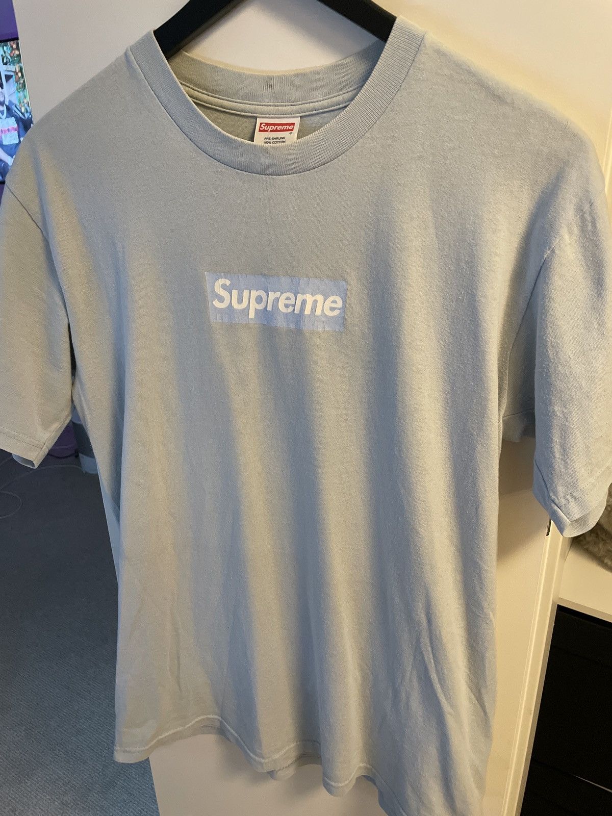 Supreme Navy Tonal Box Logo | Grailed