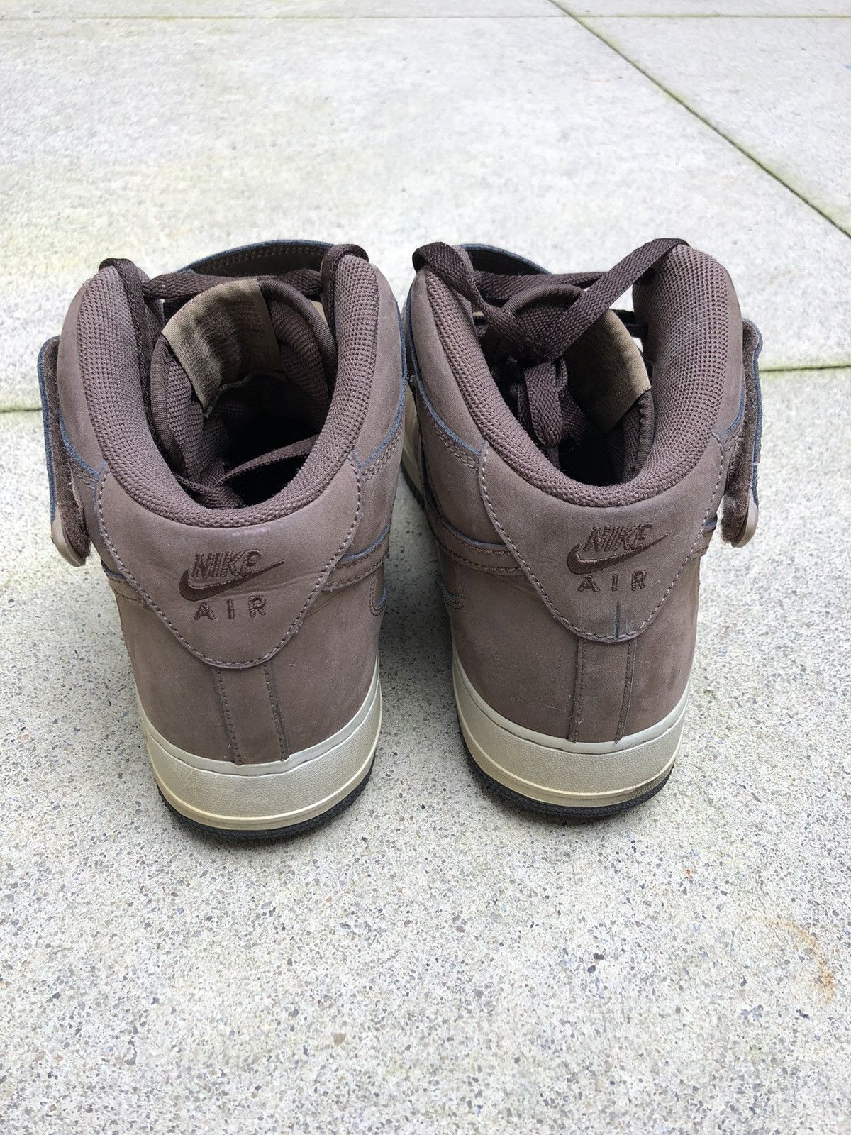 Nike 2007 Nike Air Force Mid ‘07 Baroque Brown Size US 11 / EU 44 - 5 Thumbnail