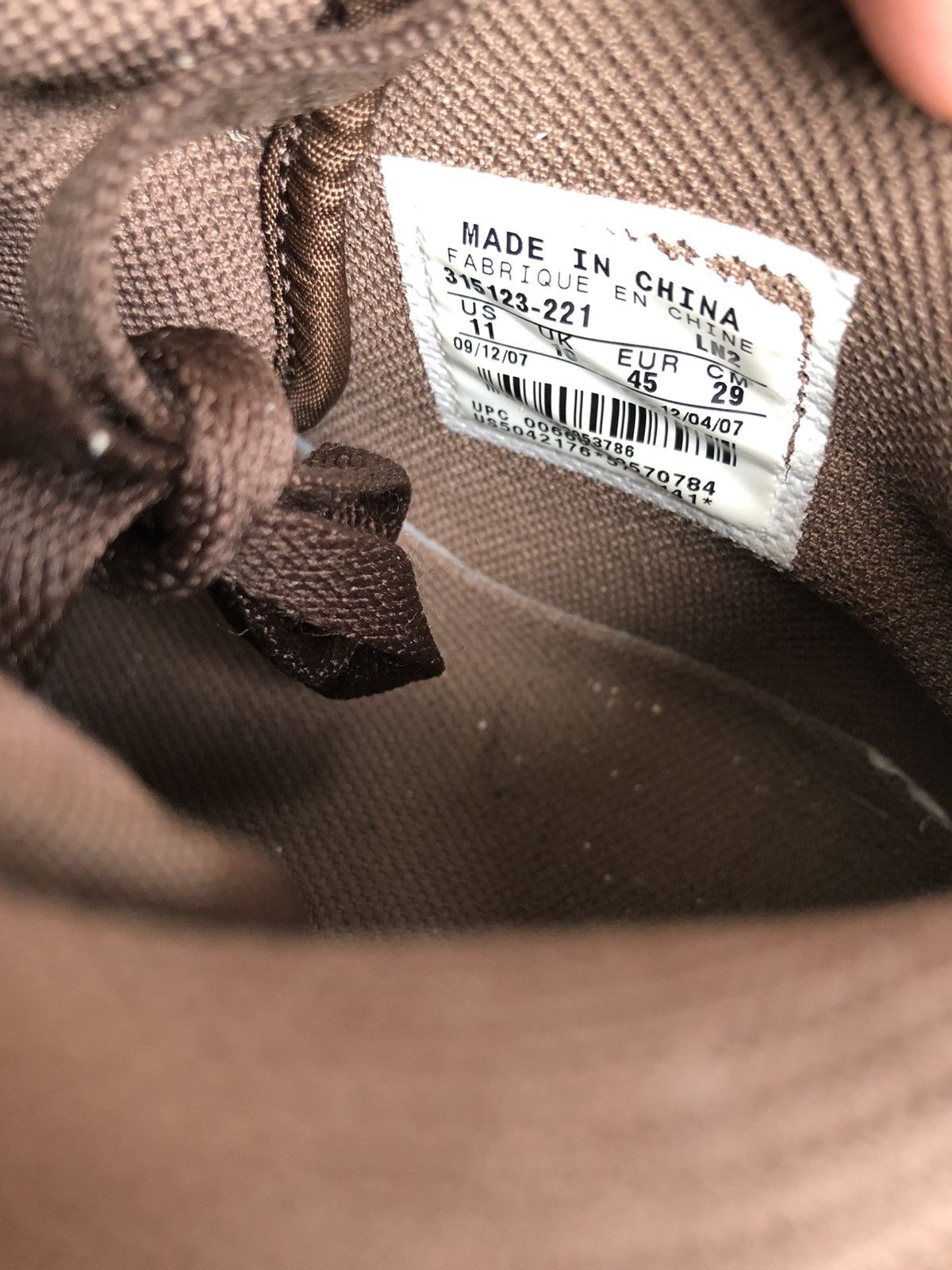 Nike 2007 Nike Air Force Mid ‘07 Baroque Brown Size US 11 / EU 44 - 6 Thumbnail