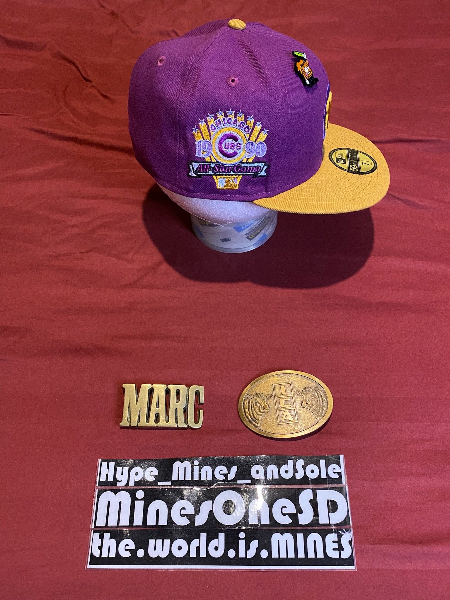 Capsule NWT (7 1/8) New Era x Capsule Chicago Cubs PBJ 2.0 59Fifty Size ONE SIZE - 3 Thumbnail