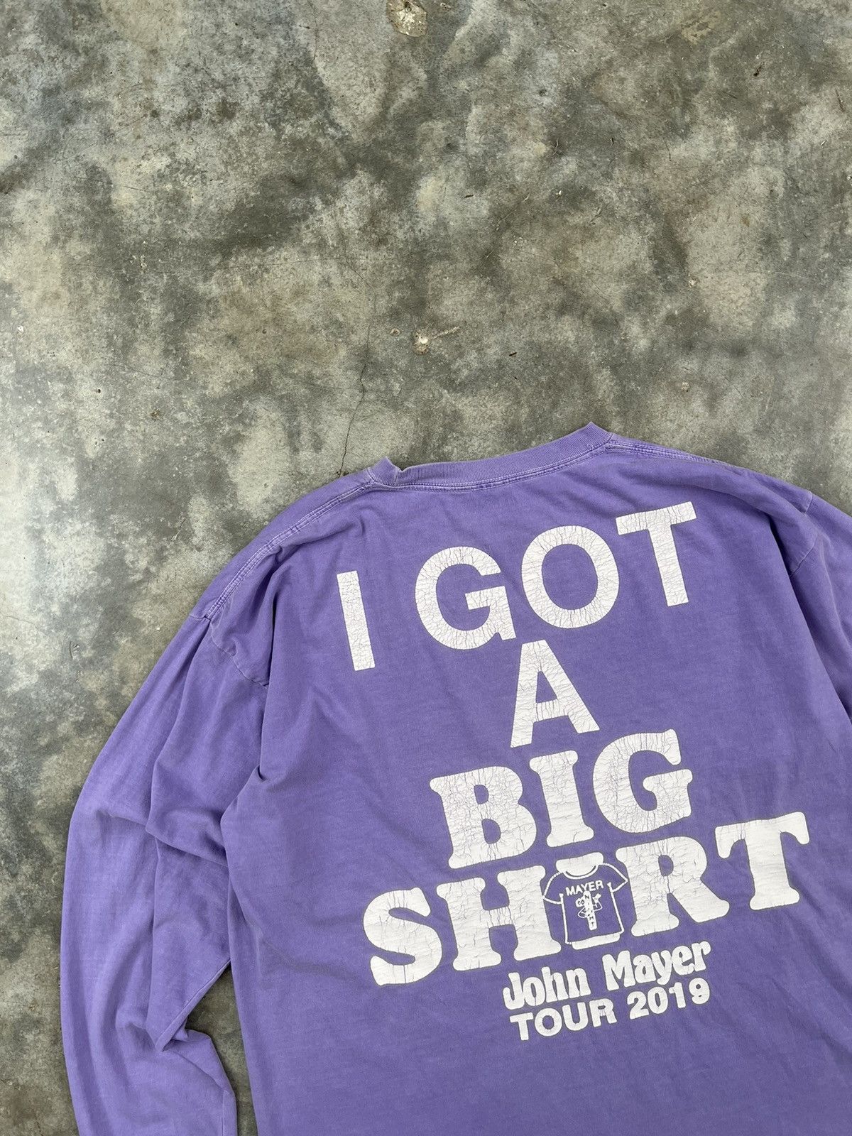 John Mayer × Online Ceramics Online Ceramics x John Mayer " Big Shirt " Purple Dye Tee Size US M / EU 48-50 / 2 - 5 Thumbnail
