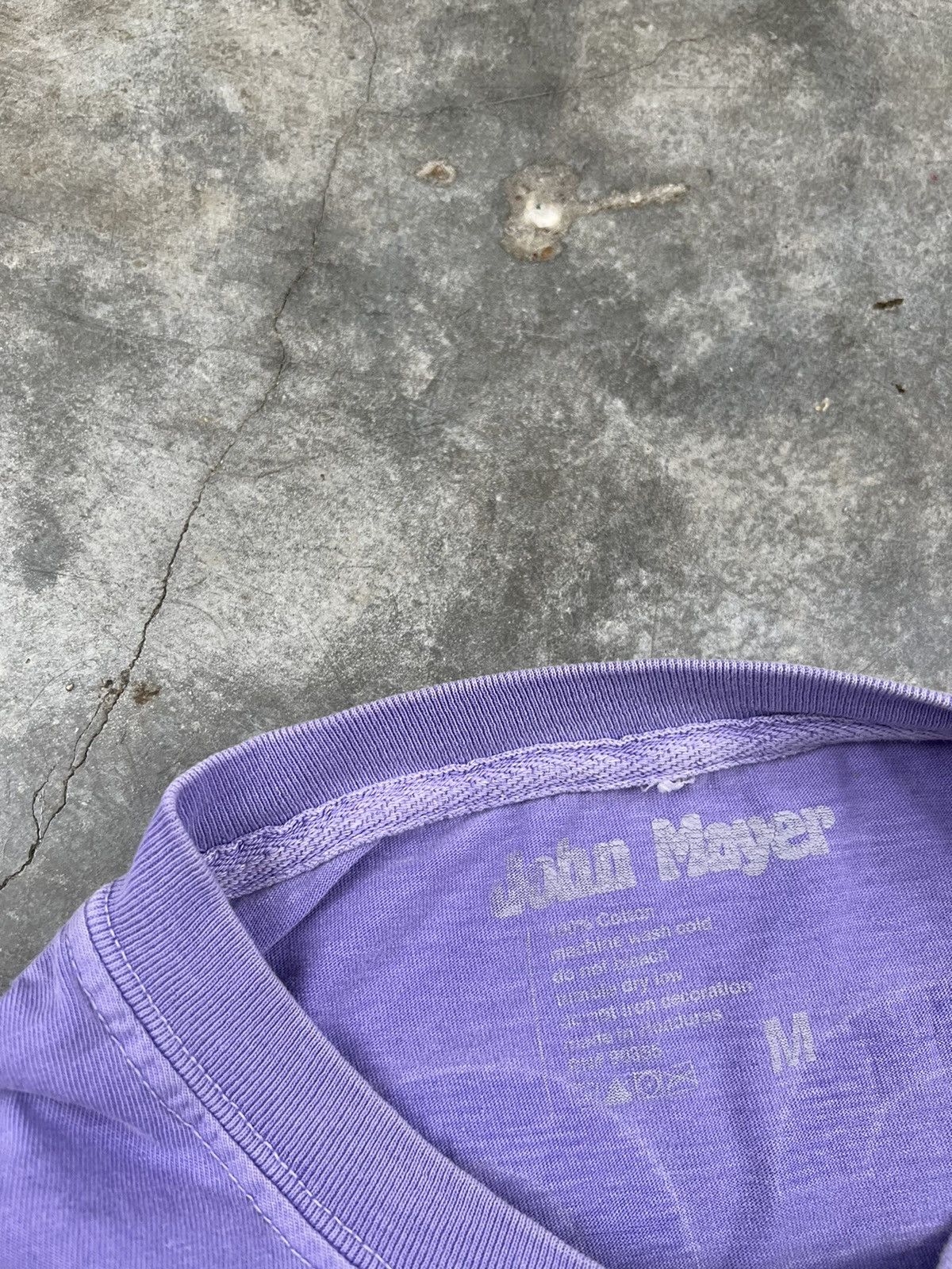 John Mayer × Online Ceramics Online Ceramics x John Mayer " Big Shirt " Purple Dye Tee Size US M / EU 48-50 / 2 - 6 Thumbnail