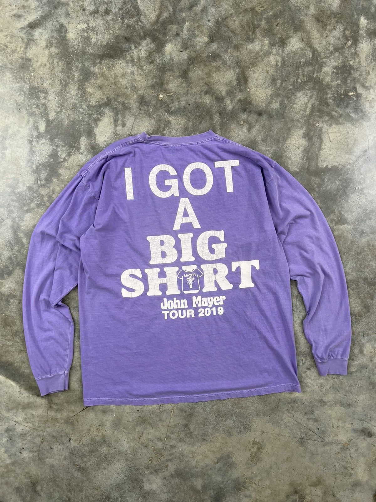 John Mayer × Online Ceramics Online Ceramics x John Mayer " Big Shirt " Purple Dye Tee Size US M / EU 48-50 / 2 - 4 Thumbnail
