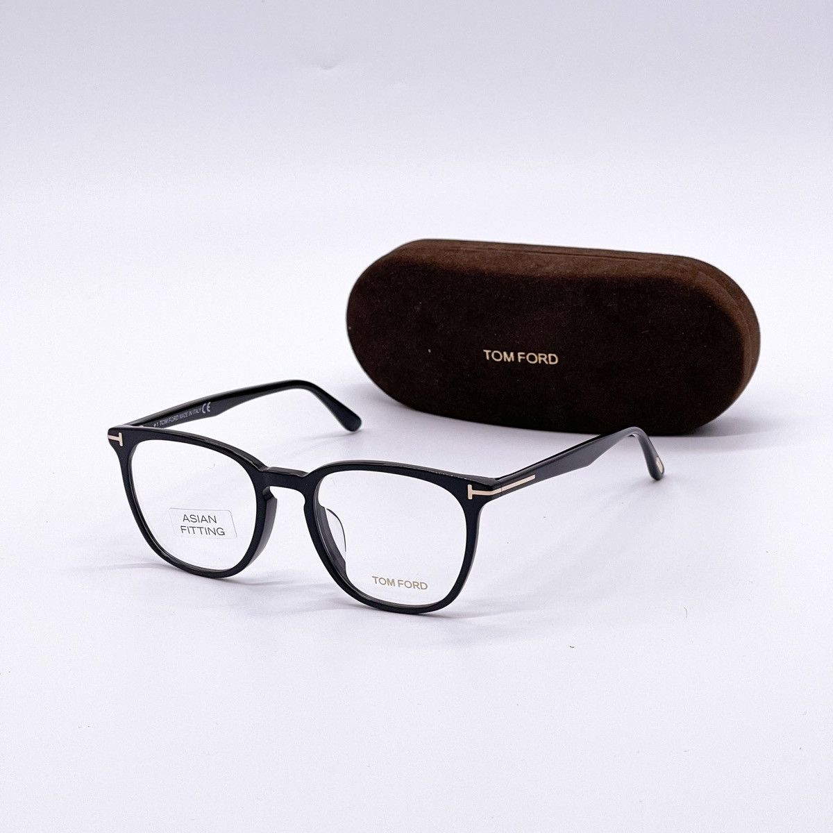 Tom Ford NEW TOM FORD TF5506/F 001 EYEGLASSES TOM FORD FT5506/F BLACK ...