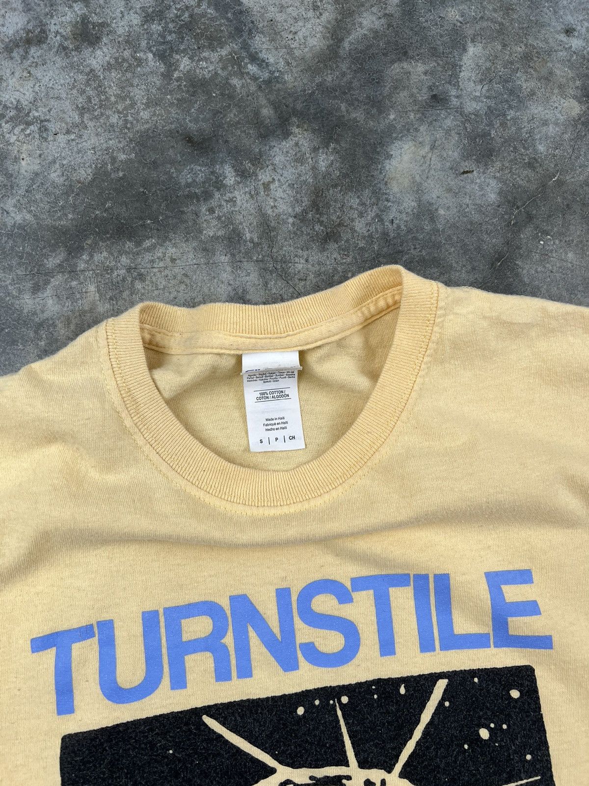 Vintage Turnstile Need Time Tee Yellow Sz. Small Size US S / EU 44-46 / 1 - 3 Thumbnail